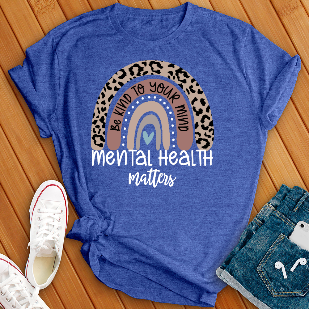 Mental Health Matters Rainbow Tee