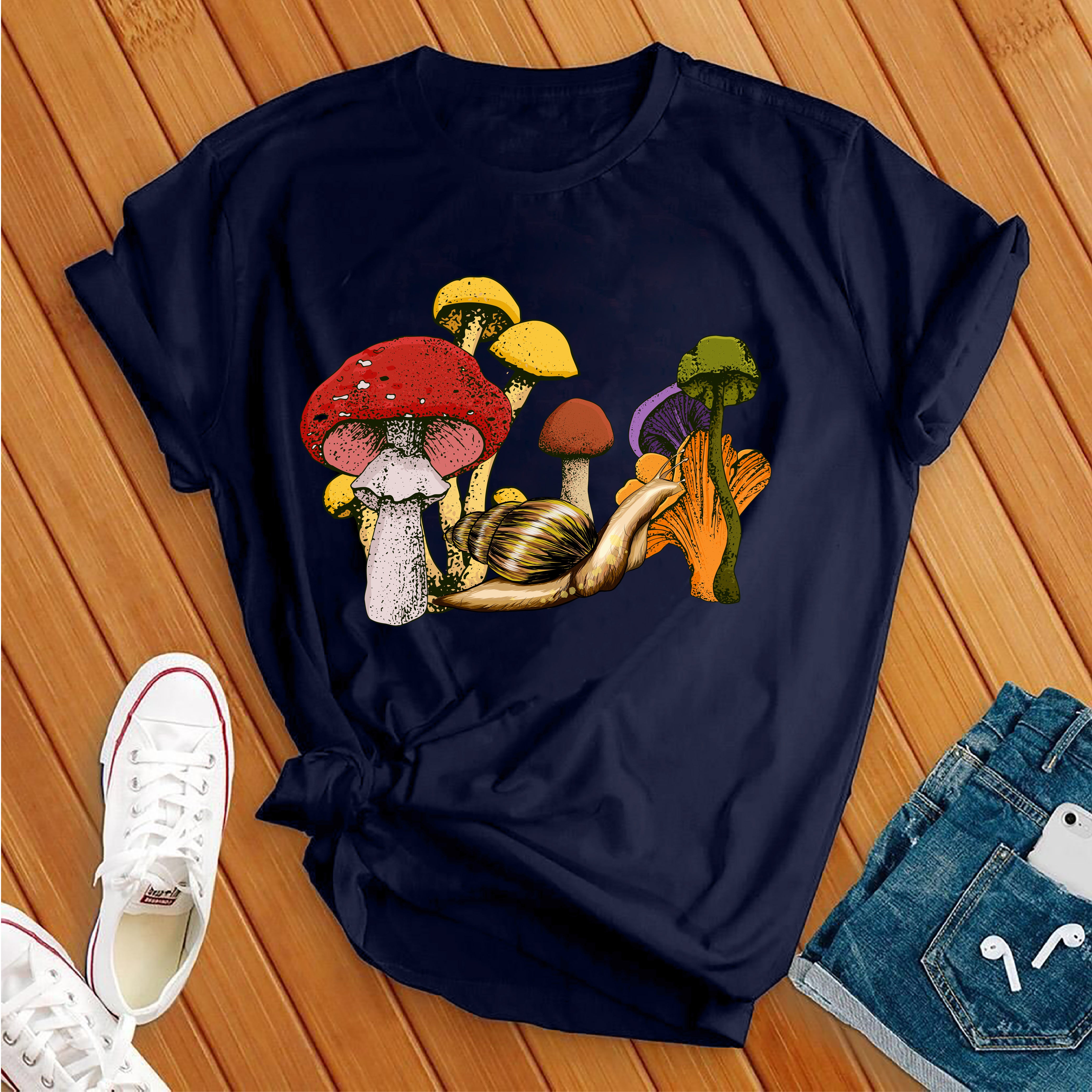 Mushroom Snail Tee