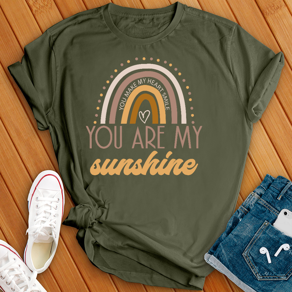 You Are My Sunshine Rainbow T- Shirt