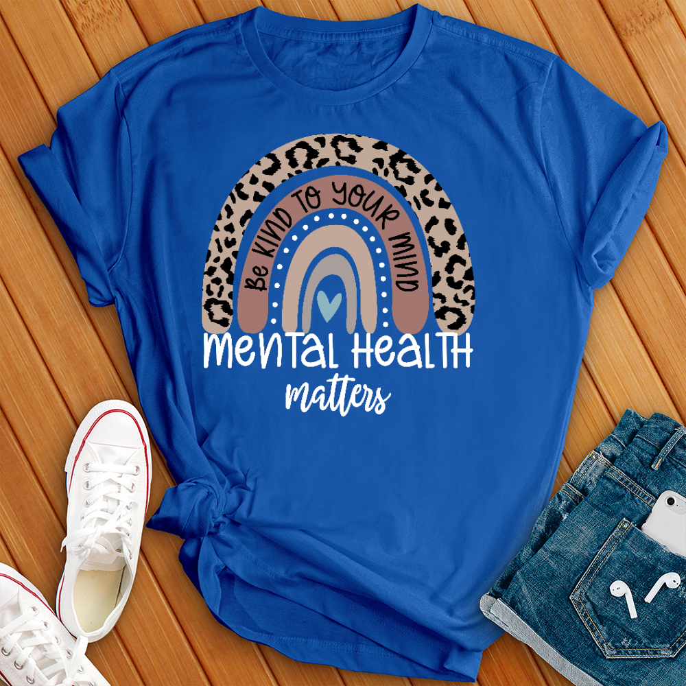 Mental Health Matters Rainbow Tee