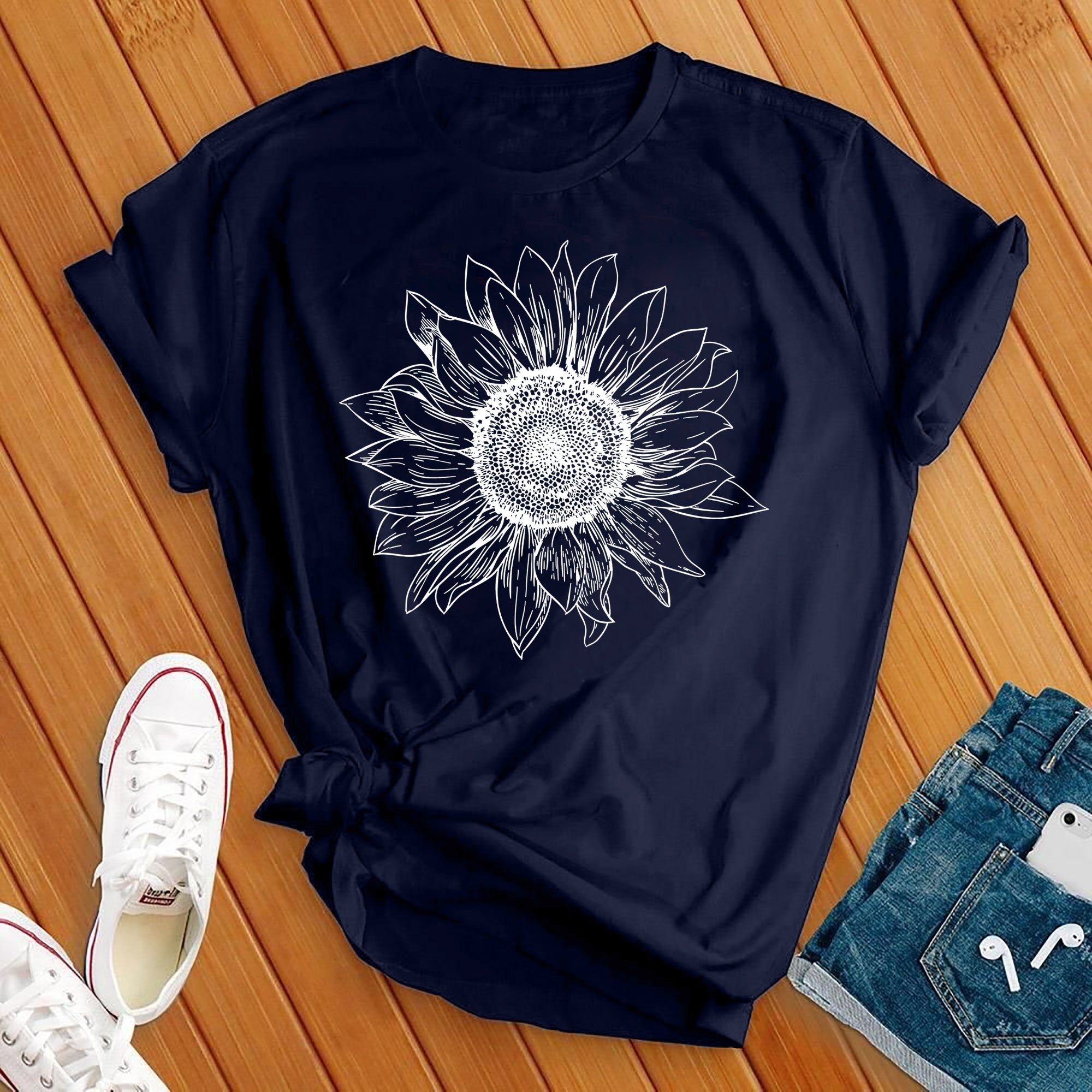 Basic Sunflower Sunshine Tee - Love Tees