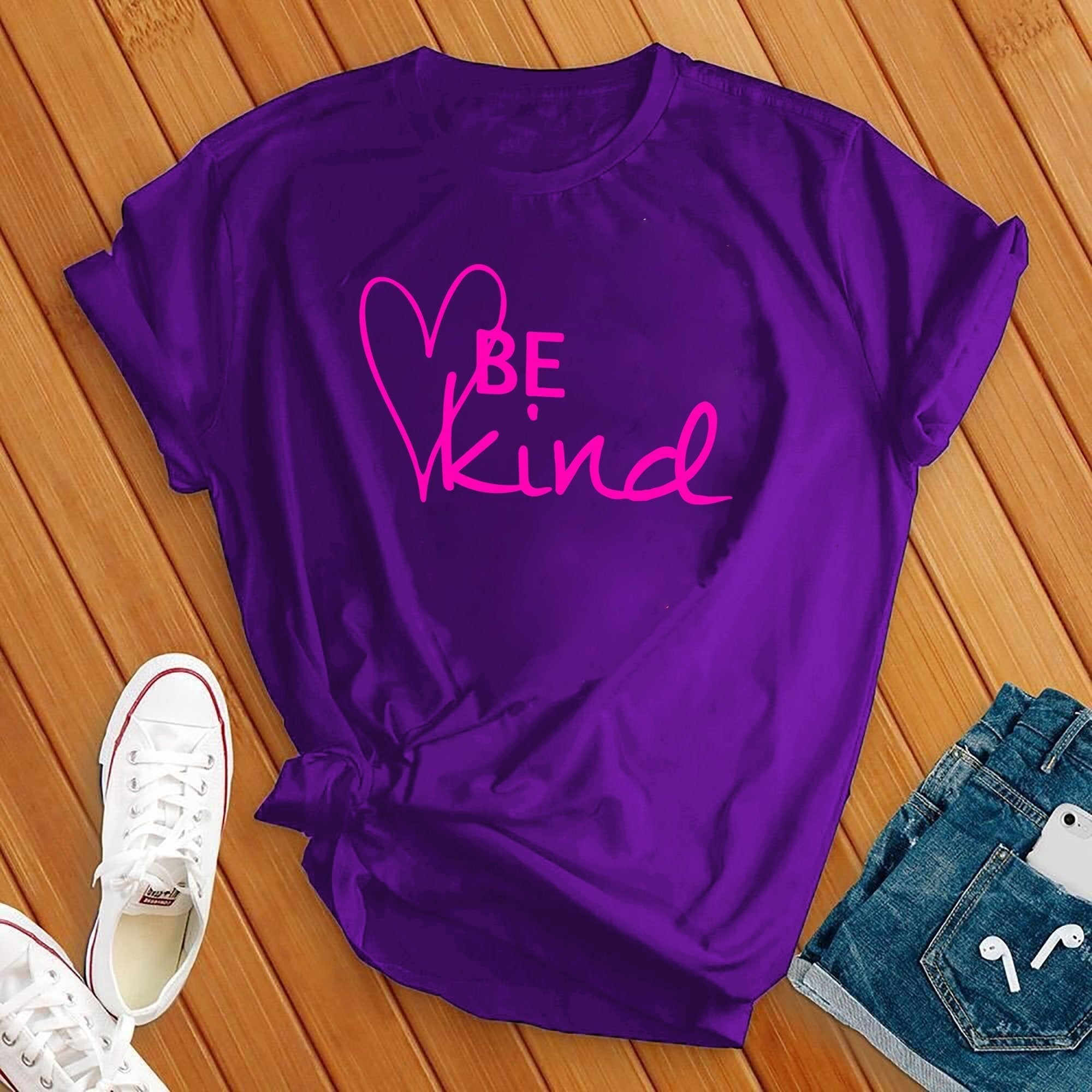 Be Kind Heart Tee - Love Tees