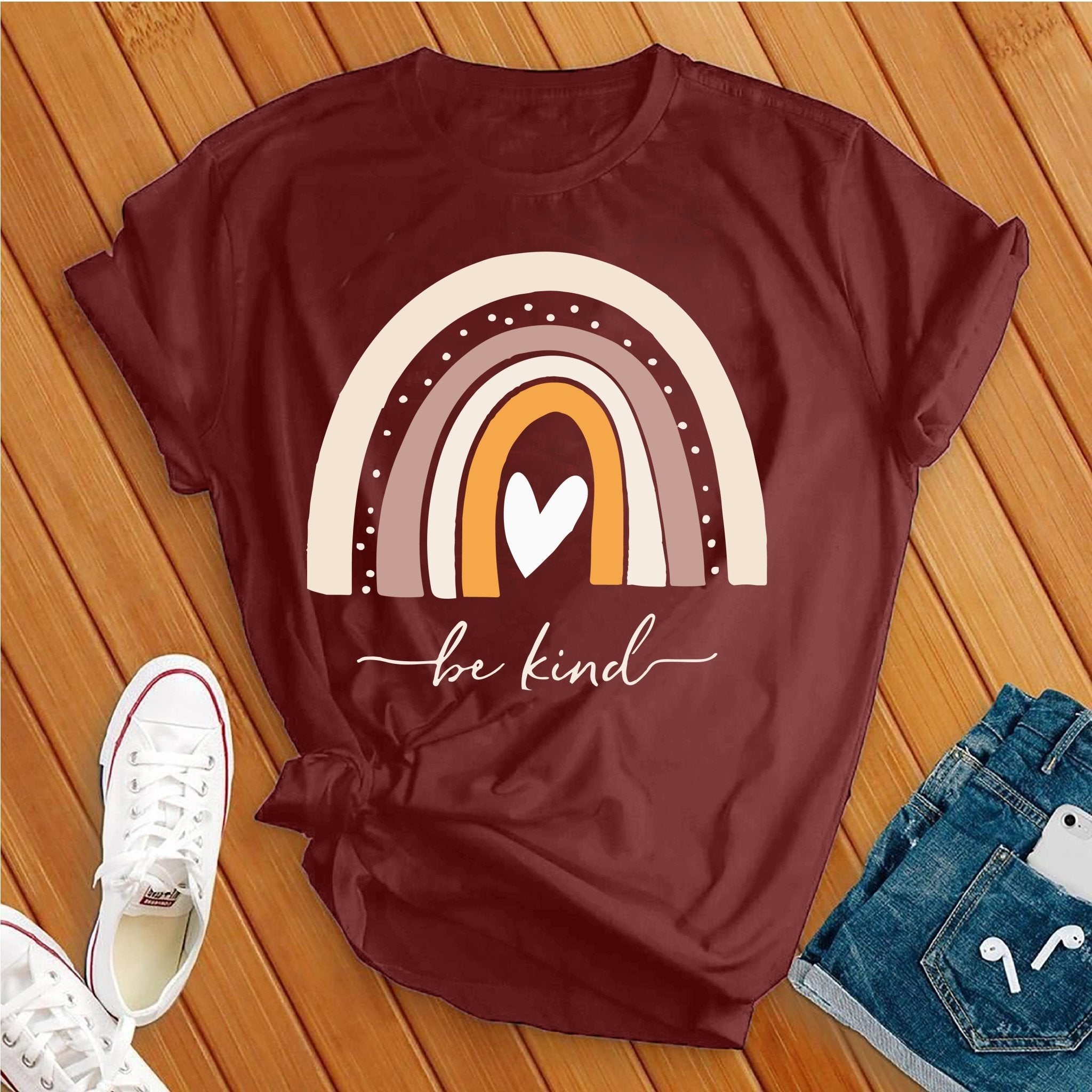 Be Kind Heart Tee - Love Tees