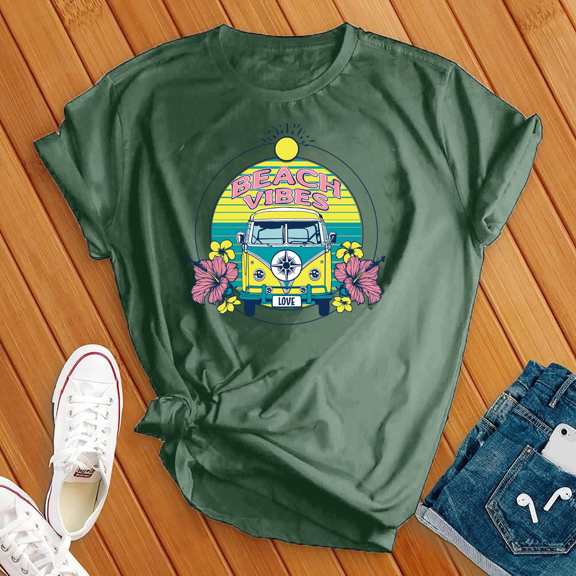 Beach Vibes Bus Tee - Love Tees