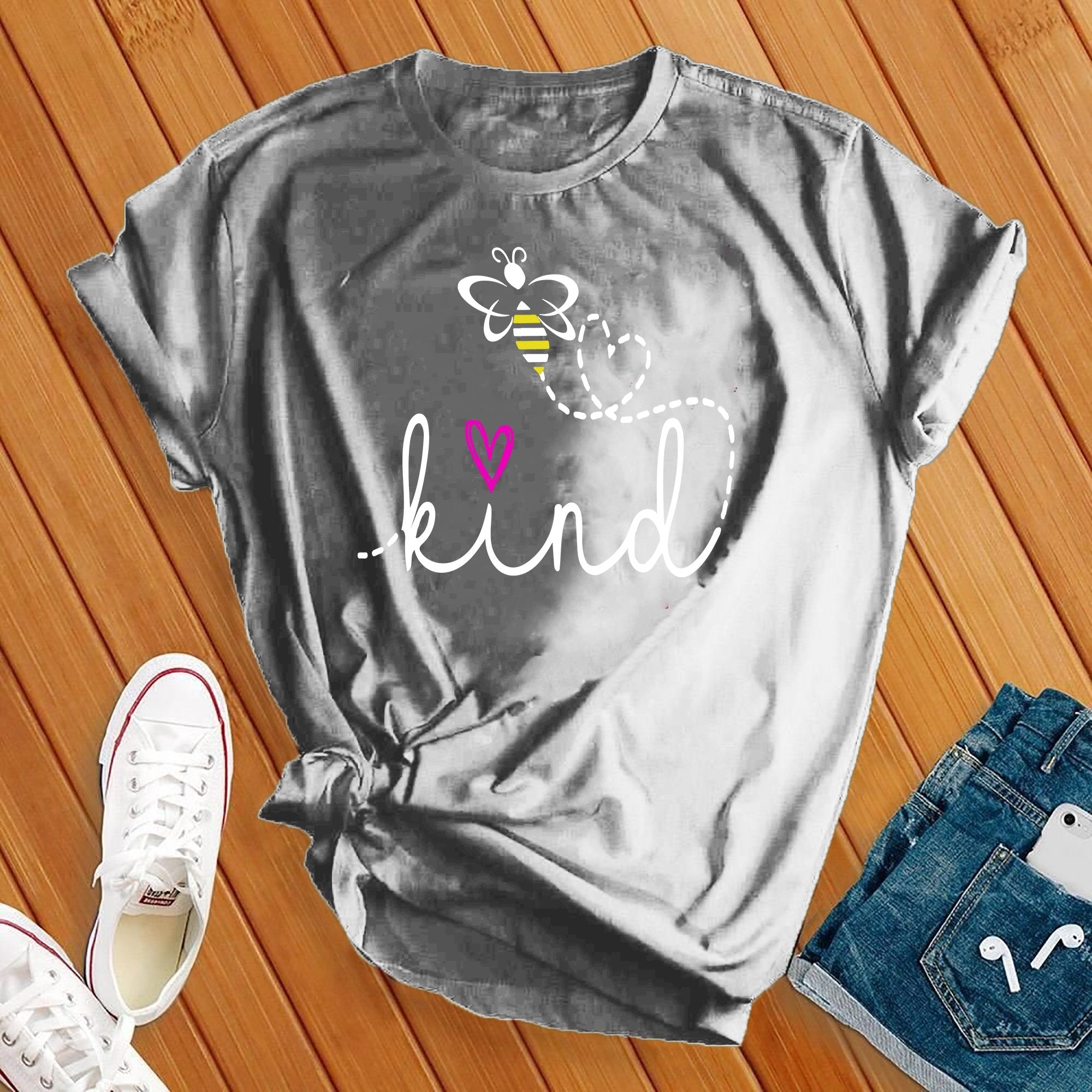 Bee Kind Hearts Tee - Love Tees