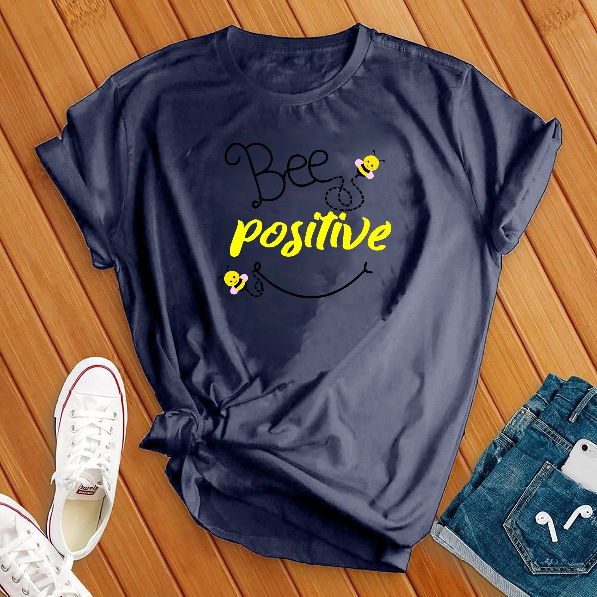 Bee Positive Smile Tee - Love Tees