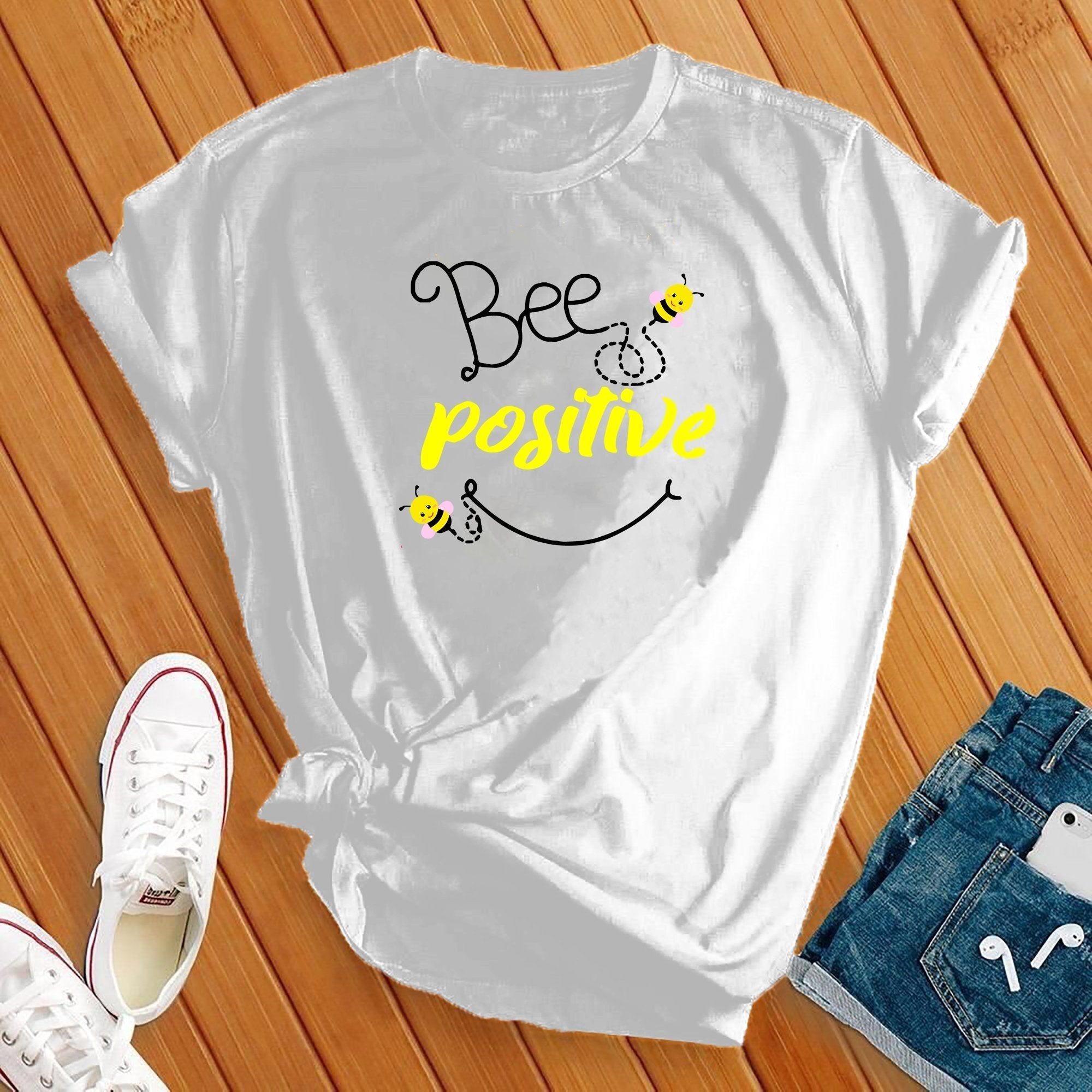 Bee Positive Smile Tee - Love Tees