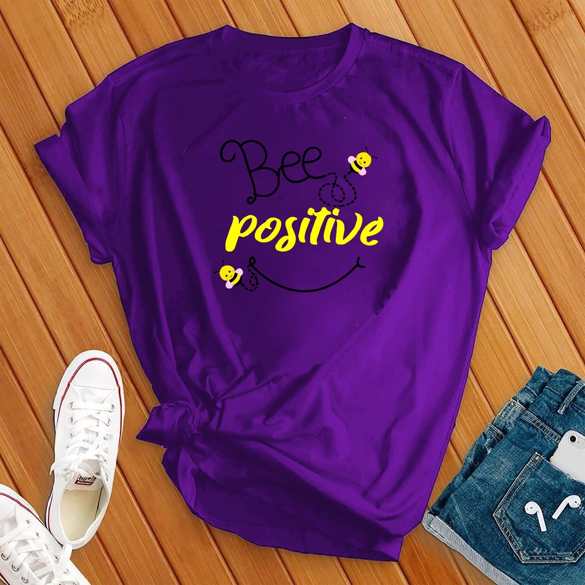 Bee Positive Smile Tee - Love Tees