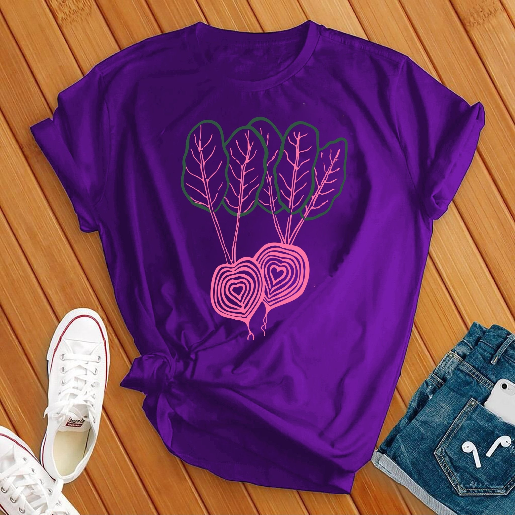 Beet Hearts Tee - Love Tees