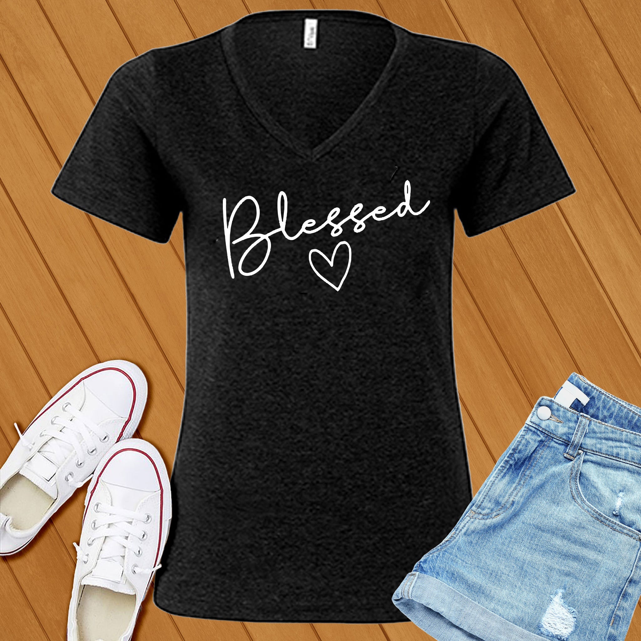 Blessed V-Neck - Love Tees