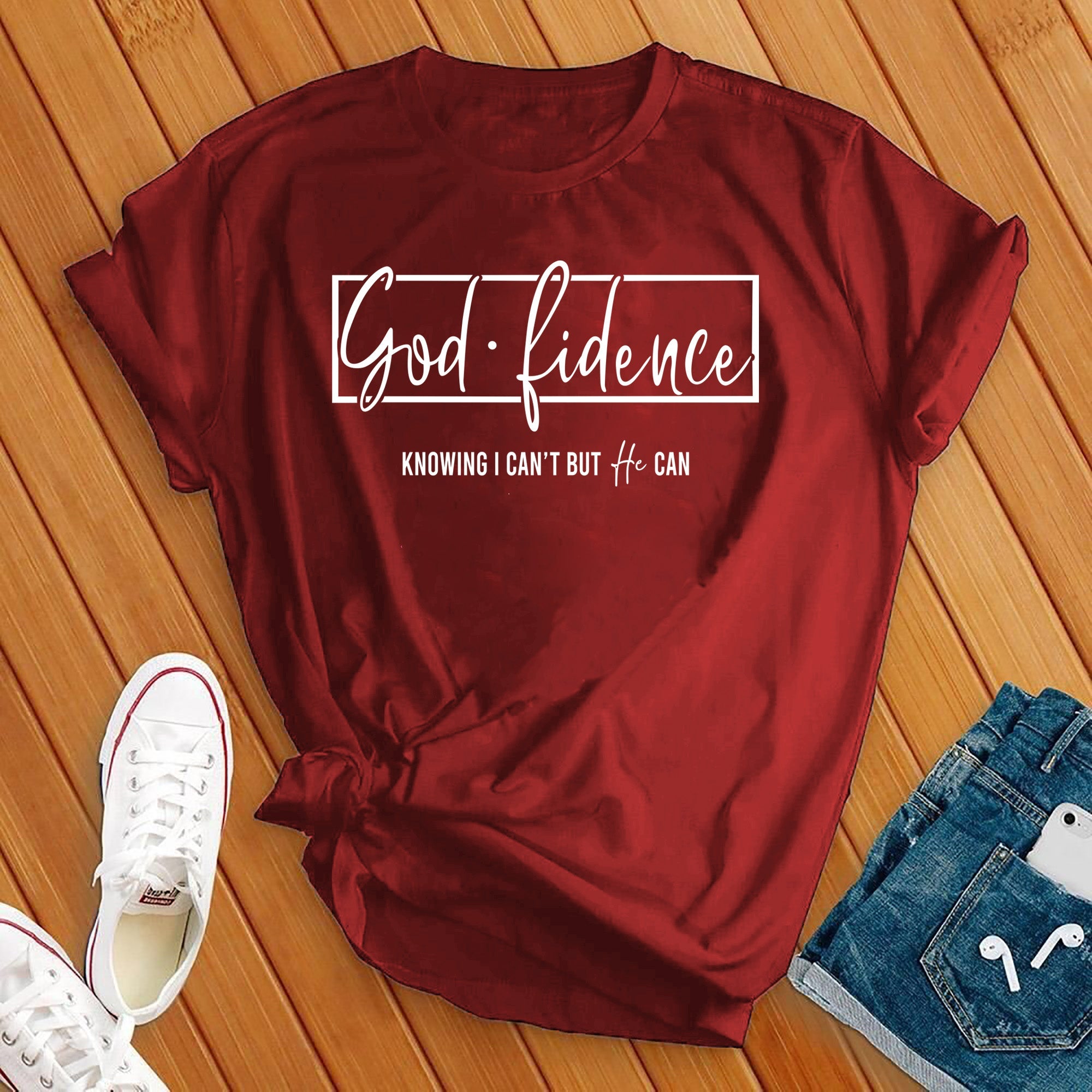 Confidence Aka God Fidence Tee - Love Tees