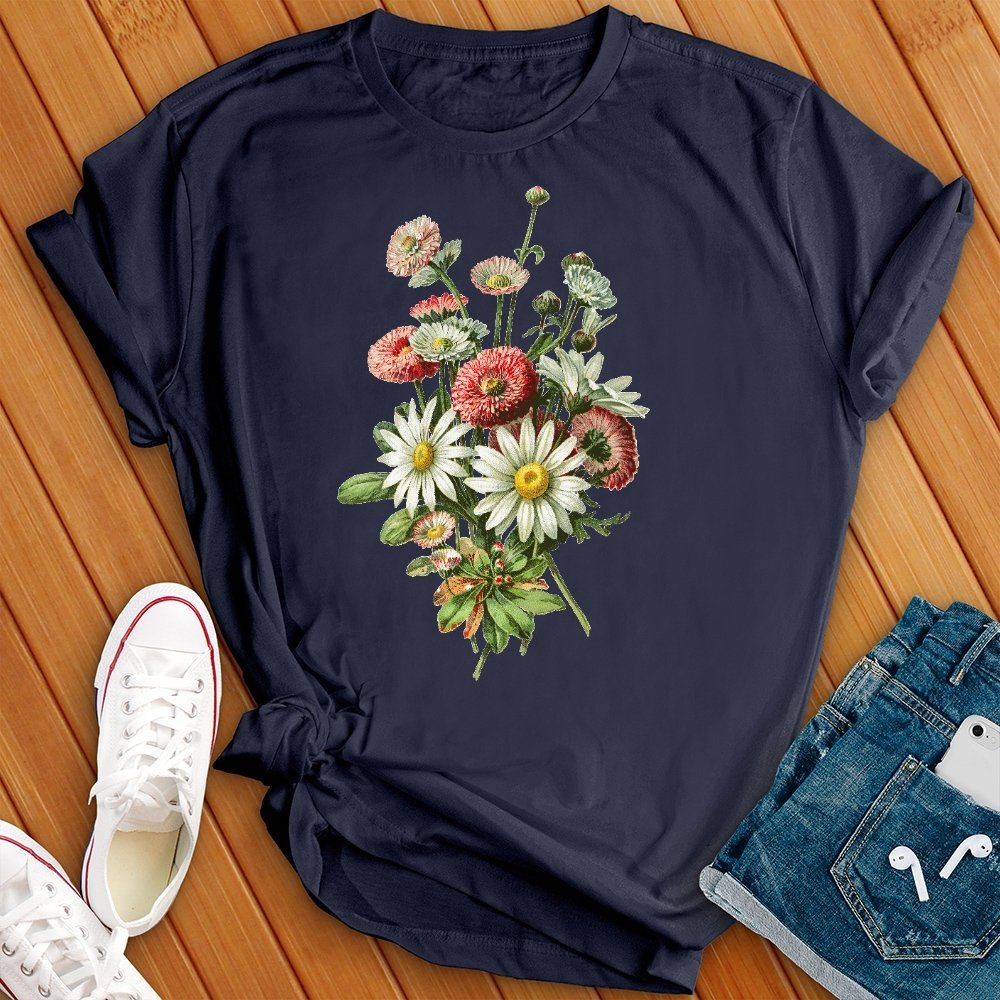 Daisy Wildflowers Botanical T-Shirt - Love Tees