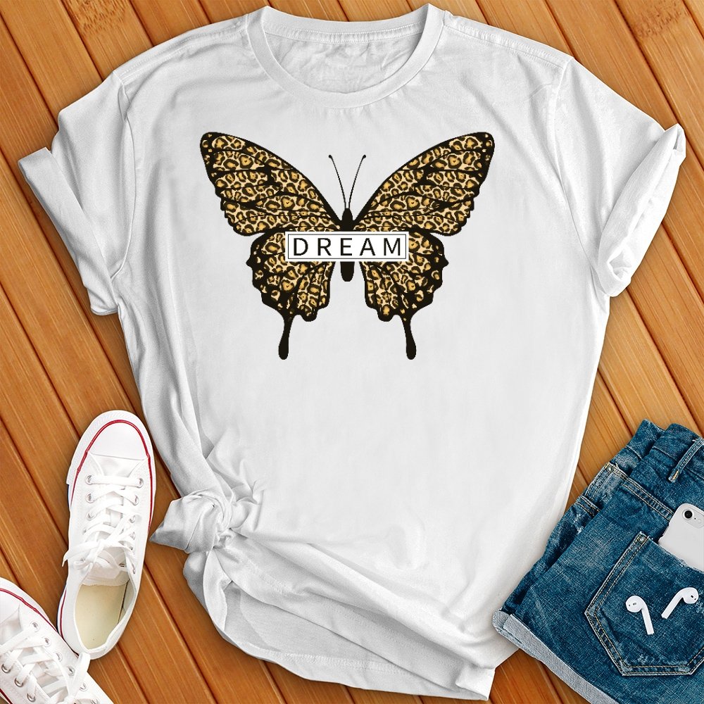 Dream Leopard Butterfly Tee - Love Tees