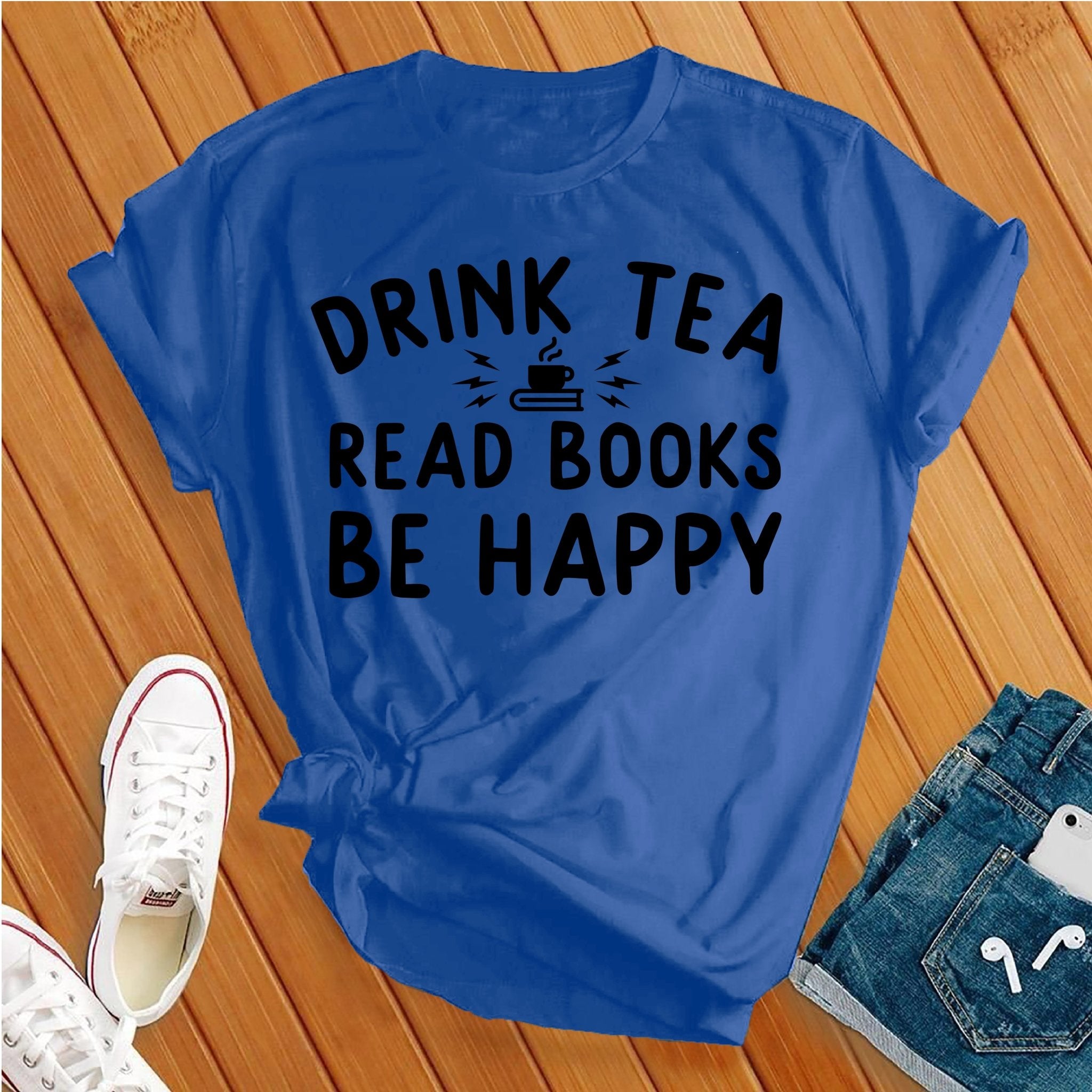 Drink Tea Read Books Tee - Love Tees