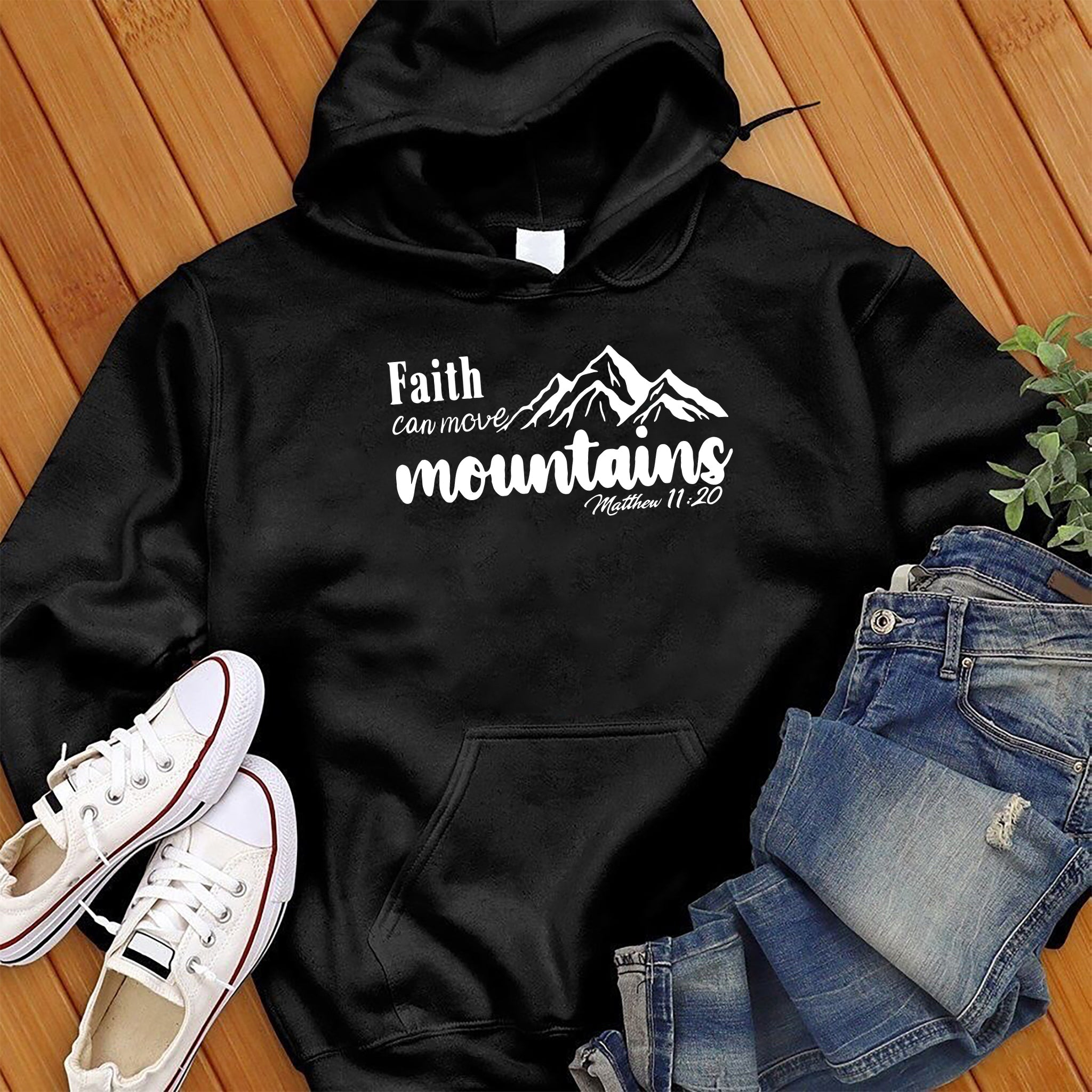 Faith Can Move, Bible Verse Hoodie - Love Tees