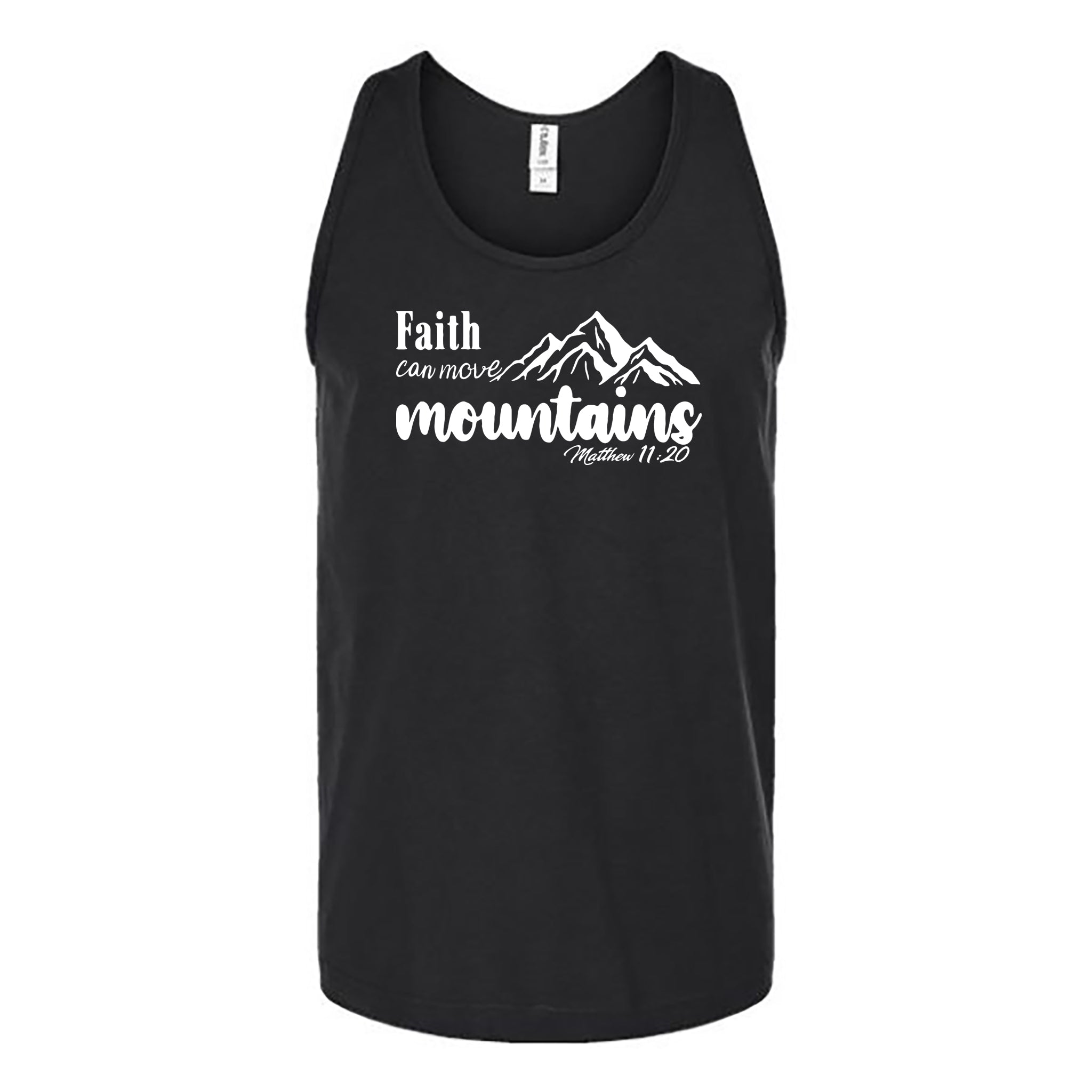 Faith Can Move, Bible Verse Unisex Tank Top - Love Tees