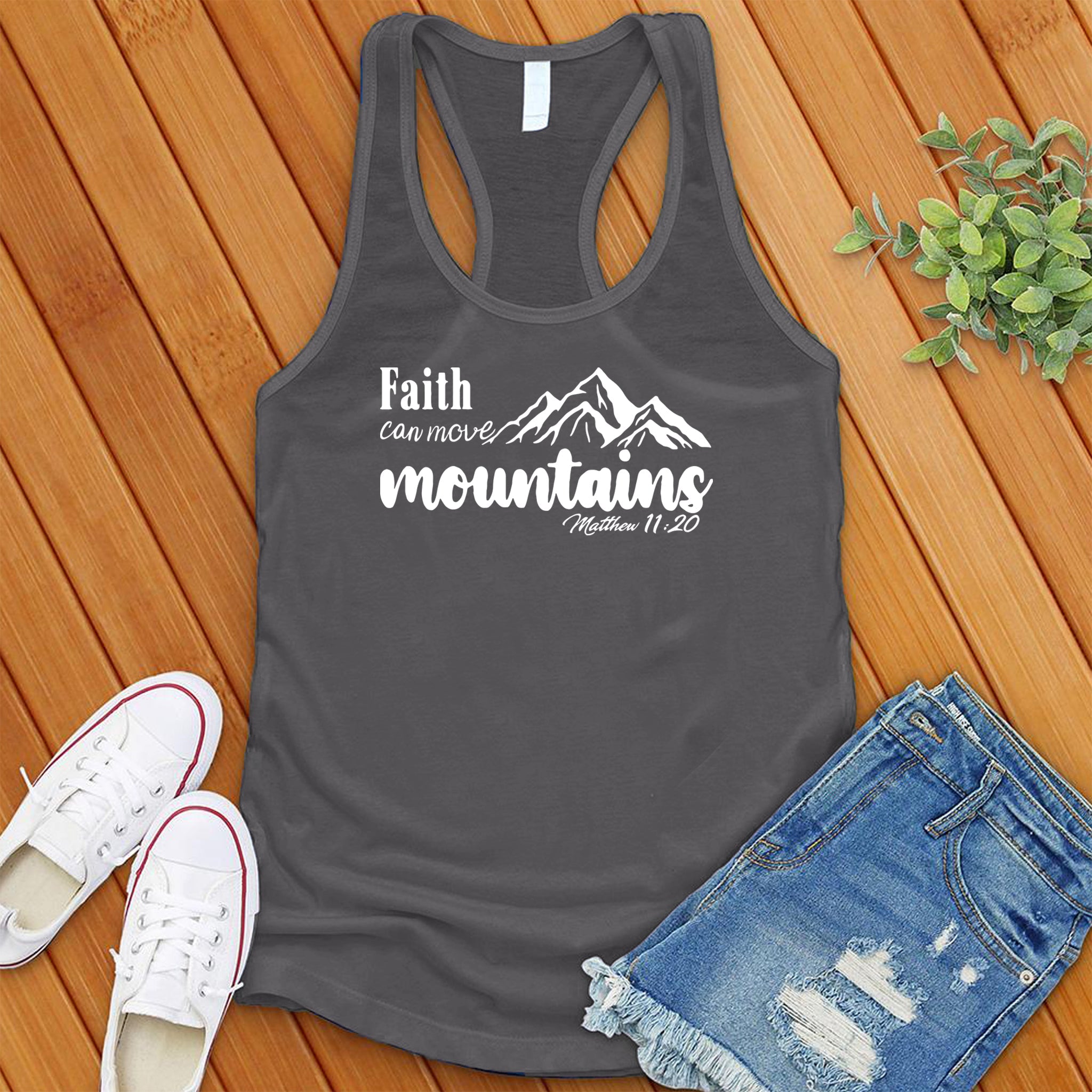 Faith Can Move, Bible Verse Women's Tank Top - Love Tees