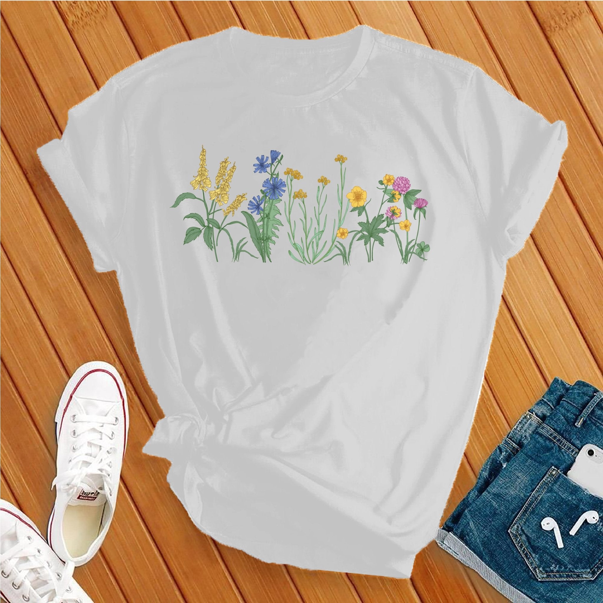 Floral Botanical Plants Tee - Love Tees