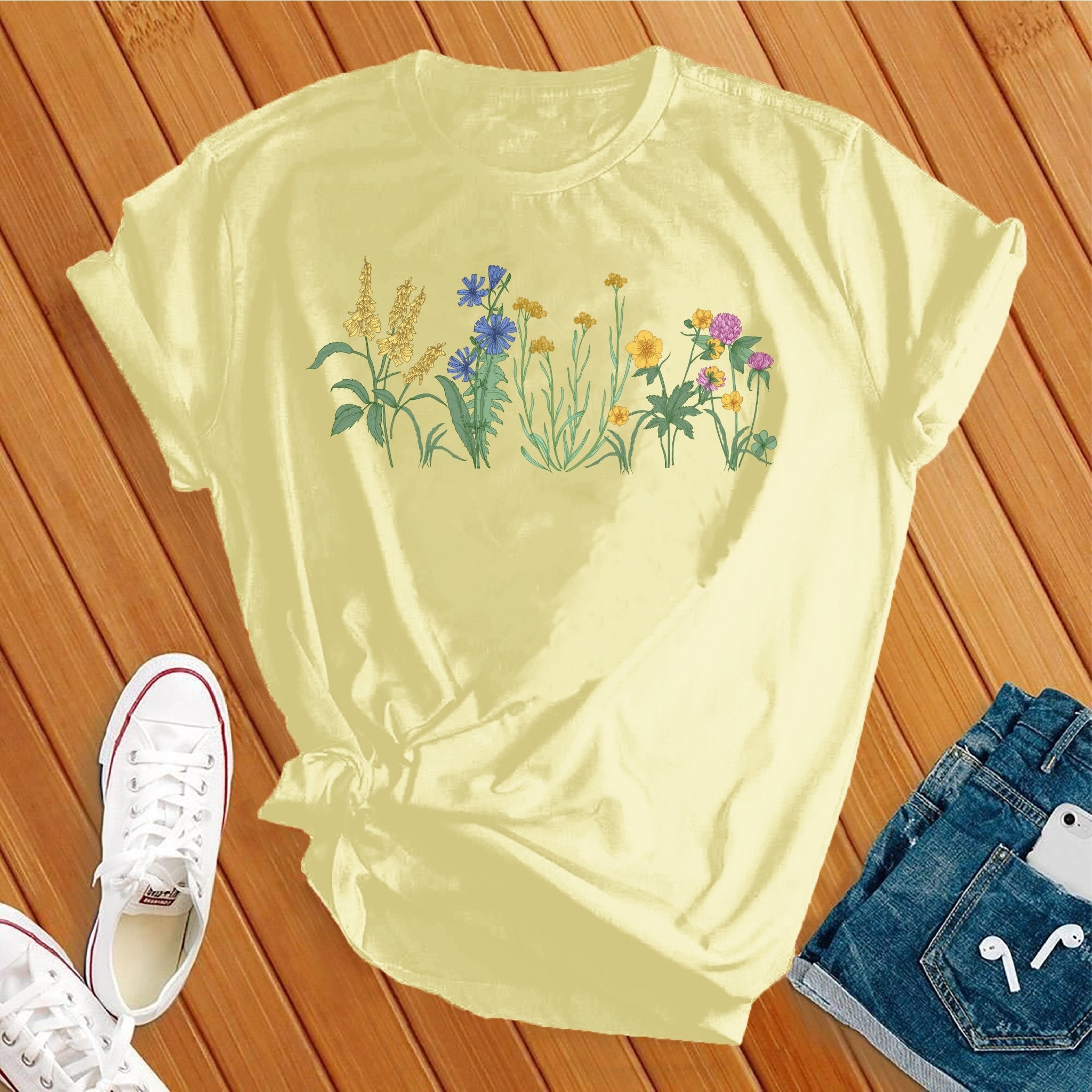 Floral Botanical Plants Tee - Love Tees