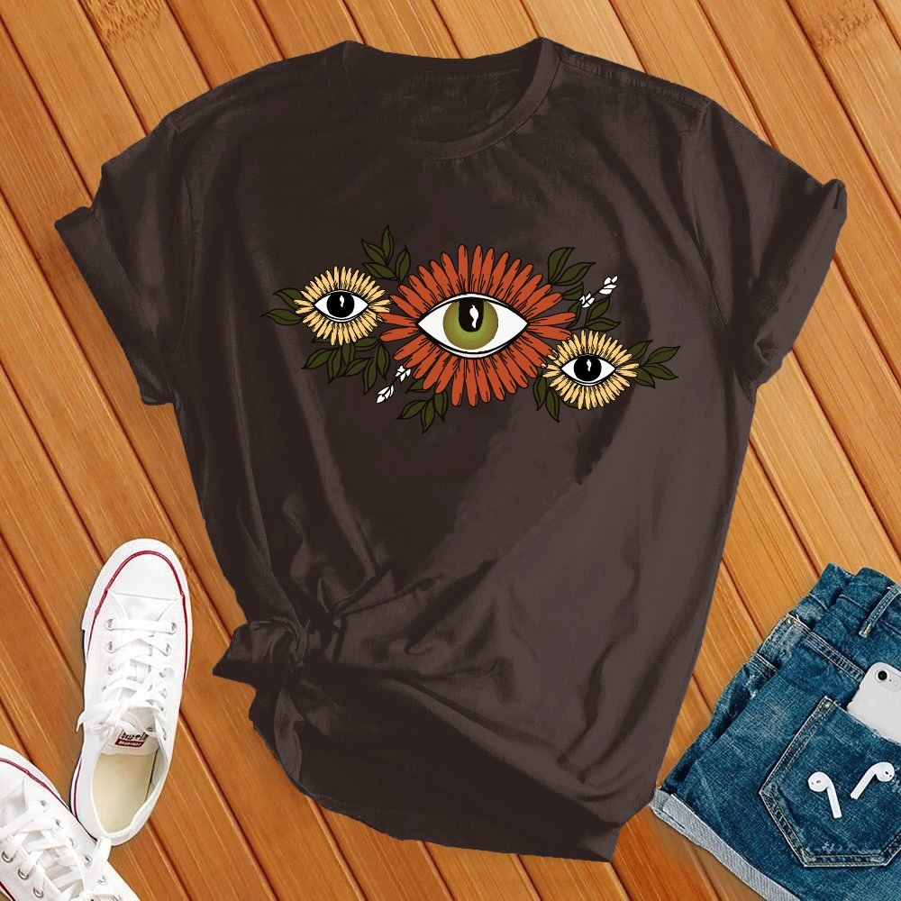 Floral Hamsa Eye Tee - Love Tees