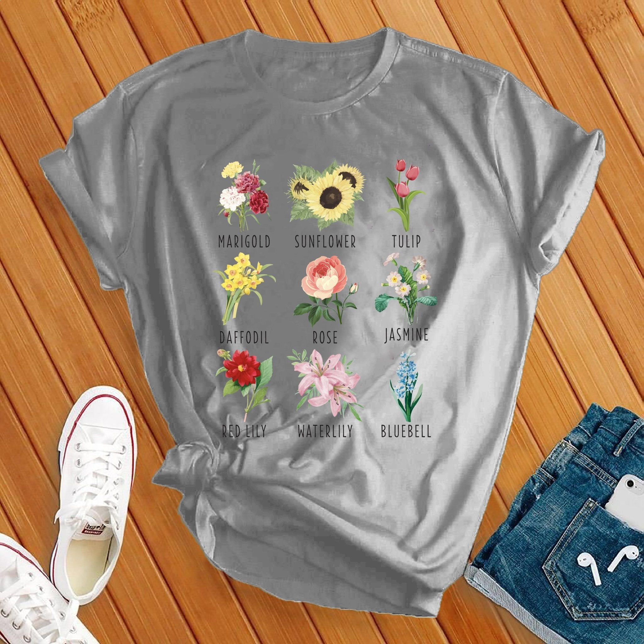 Flower Names Tee - Love Tees