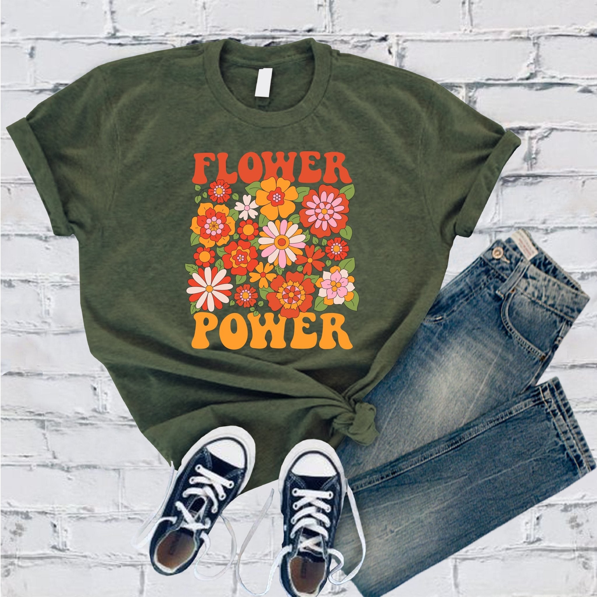 Flower Power Tee - Love Tees