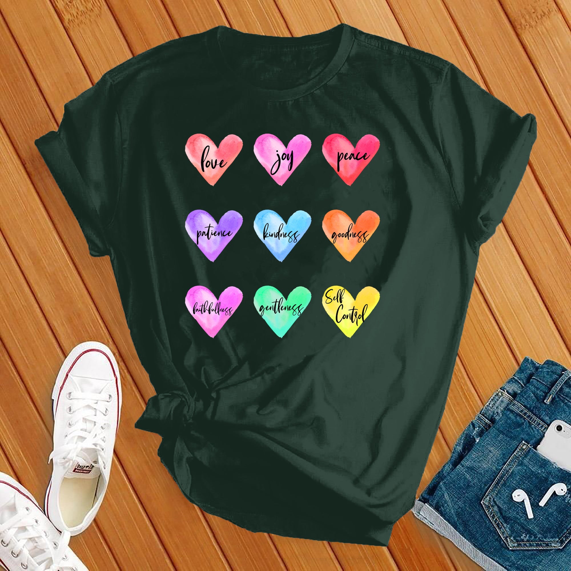 Fruit of The Spirit Shirt Christian Tee - Love Tees