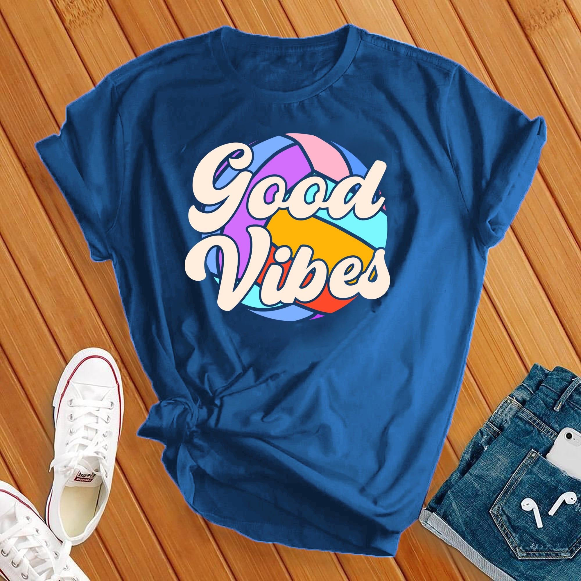 Good Vibes 70's Tee - Love Tees