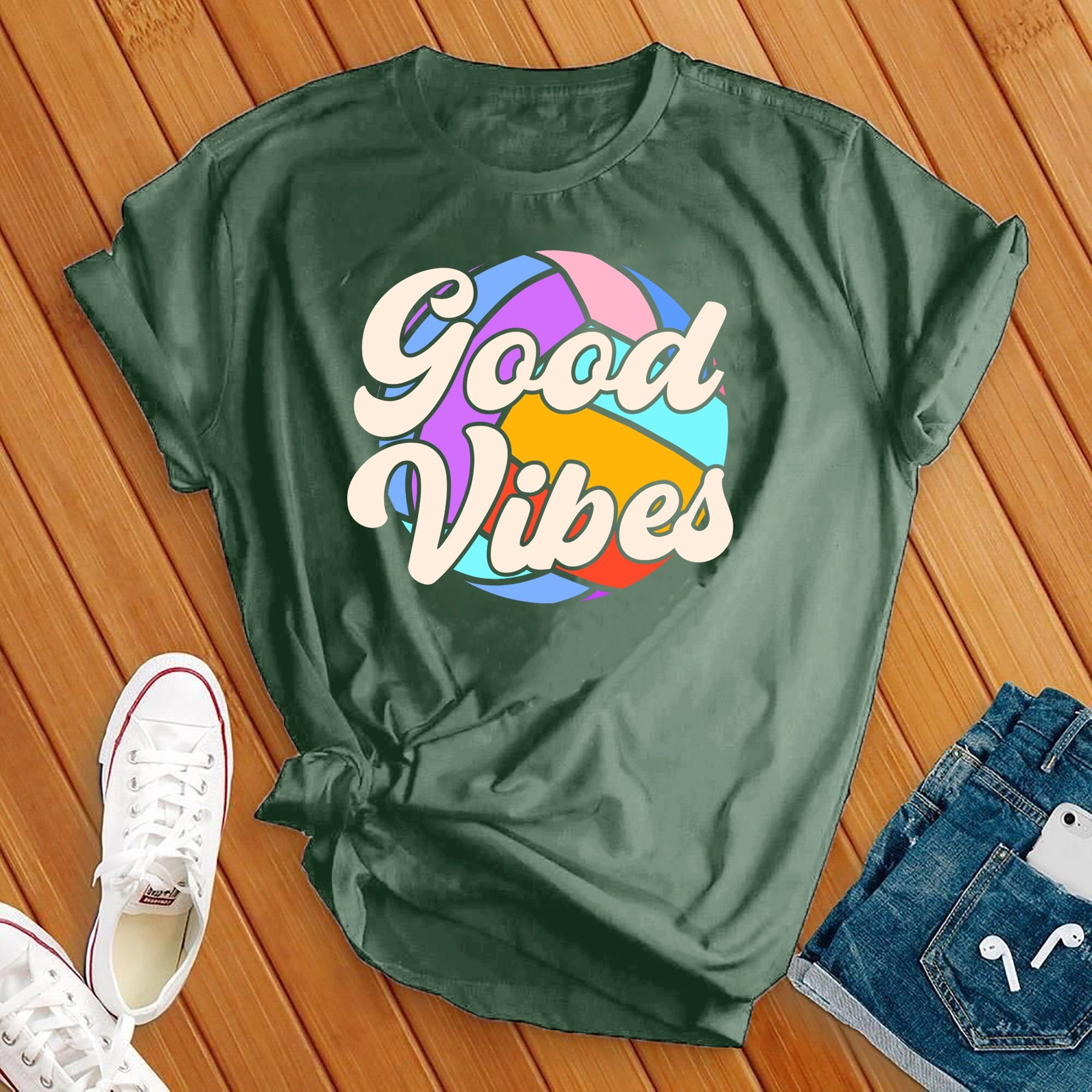 Good Vibes 70's Tee - Love Tees