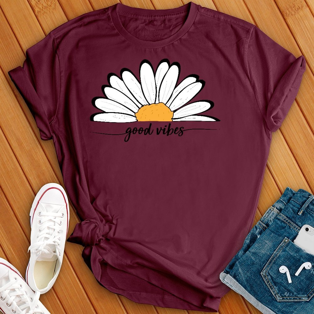 Good Vibes Daisy T- Shirt - Love Tees