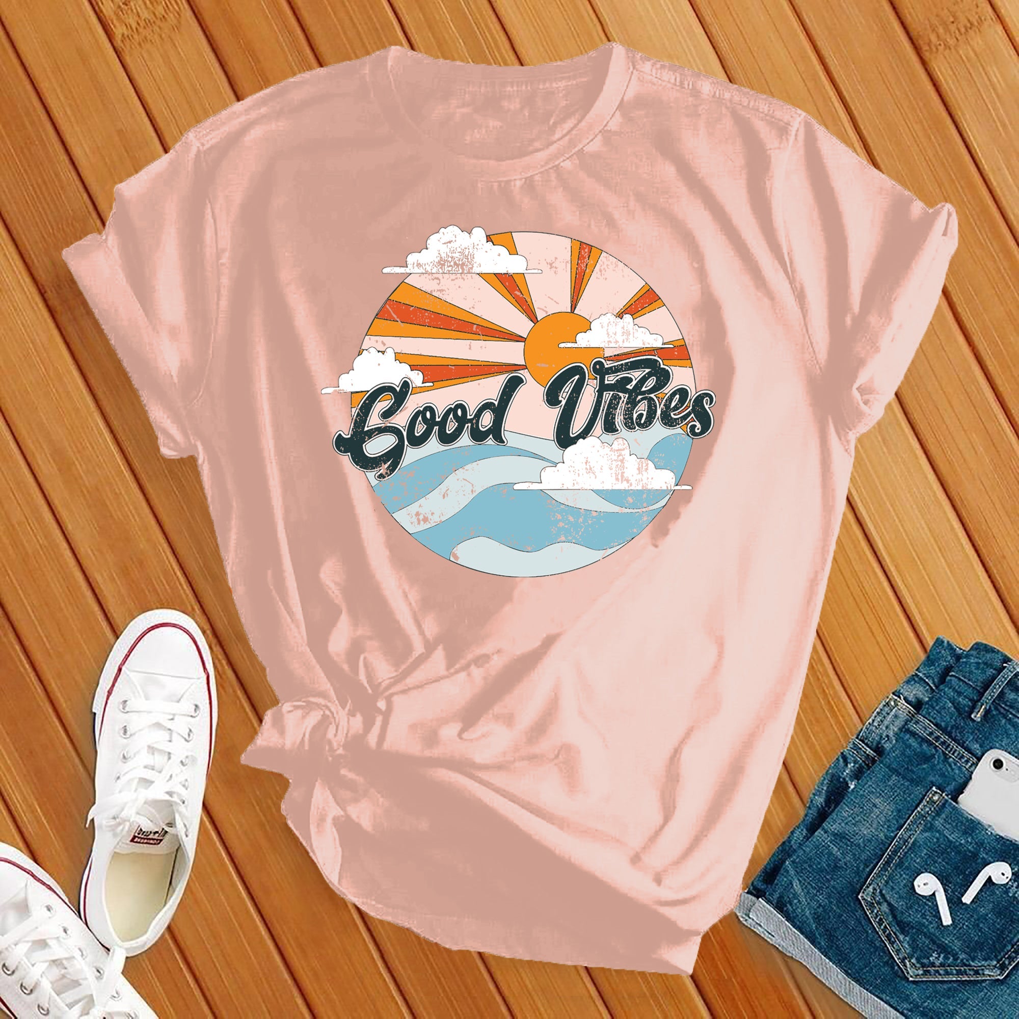 Good Vibes Retro Tee - Love Tees