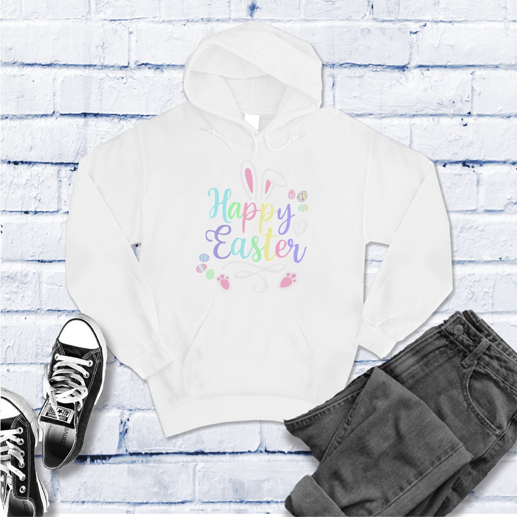 Happy Easter Bunny Hoodie - Love Tees