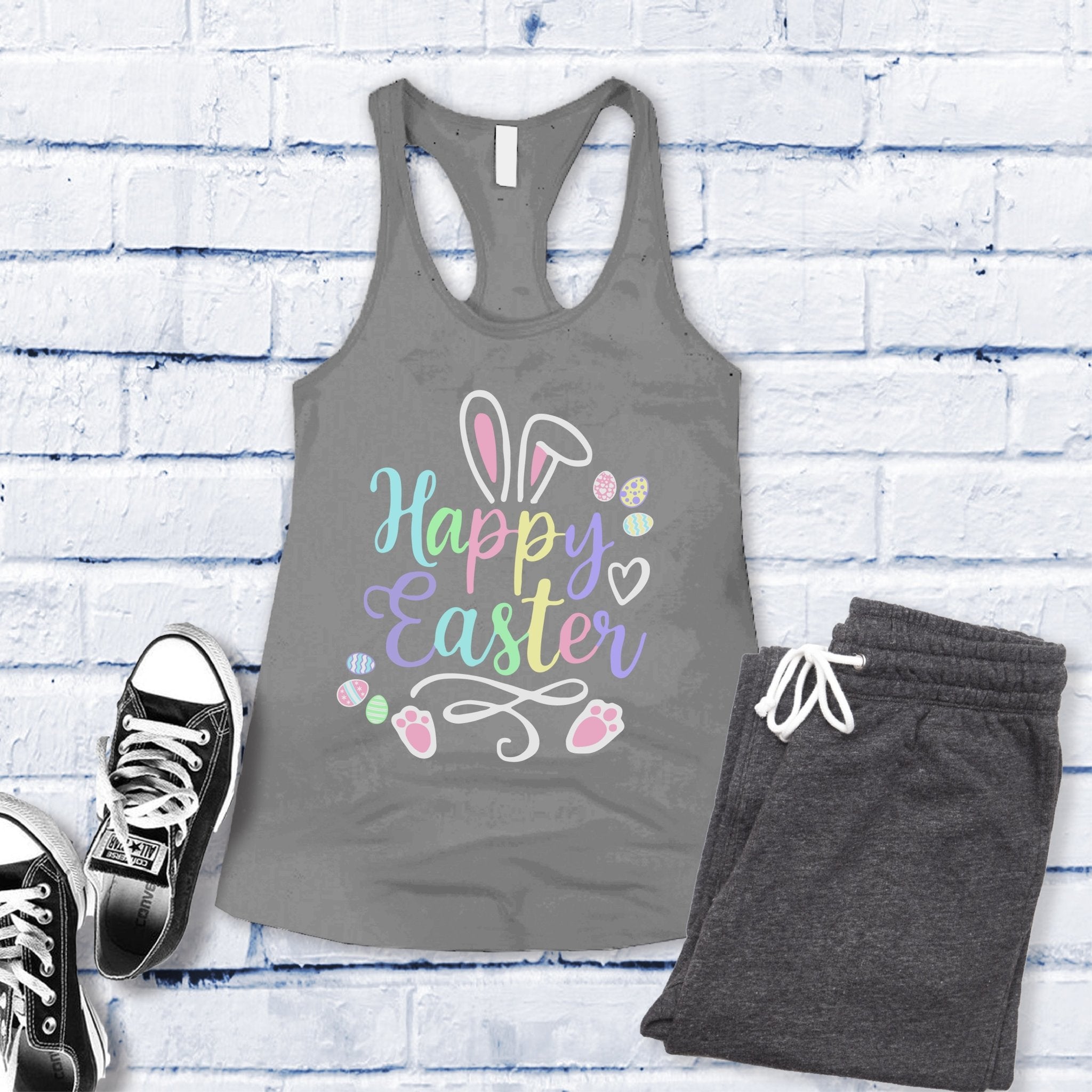 Happy Easter Bunny Women's Tank Top - Love Tees