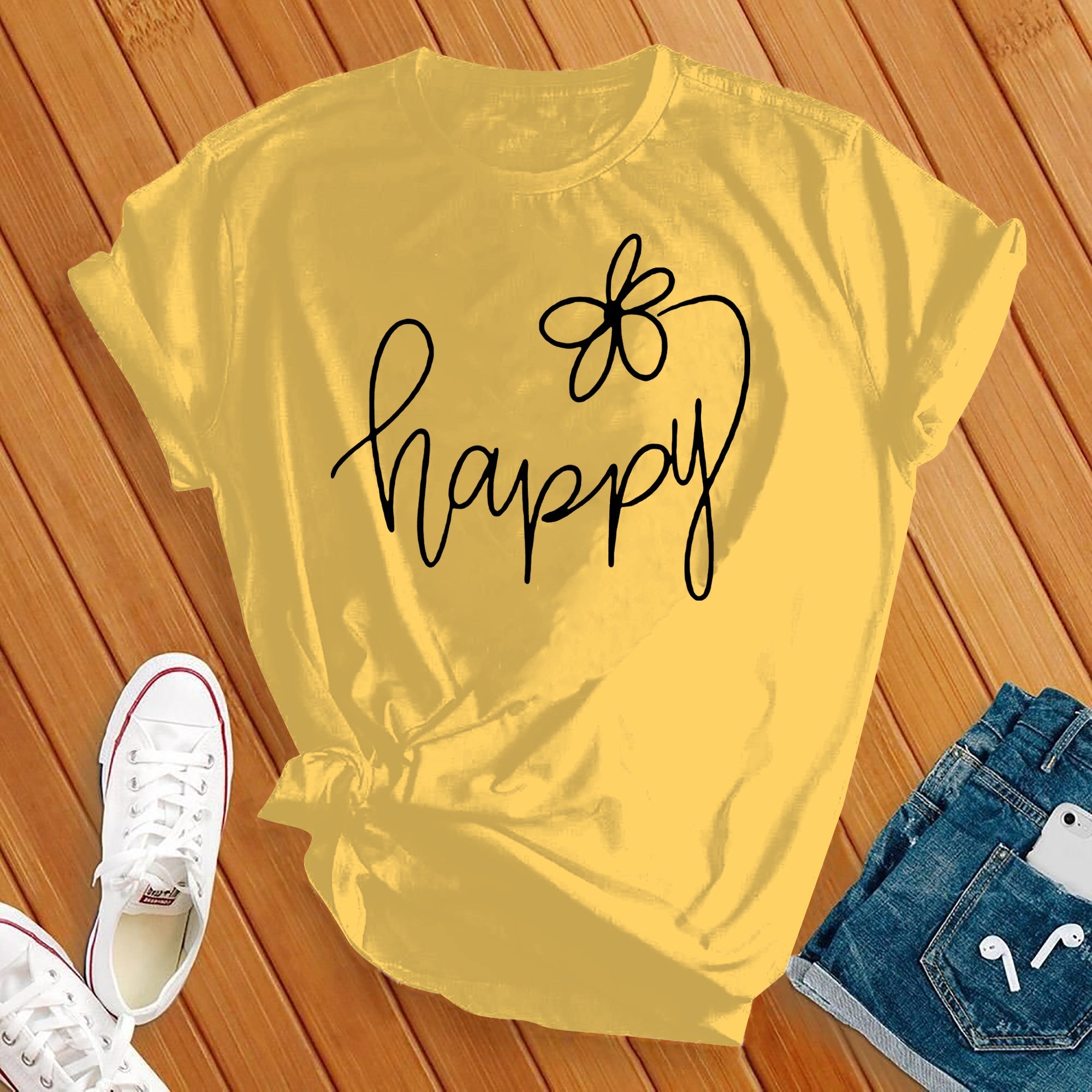 Happy Flower Tee - Love Tees