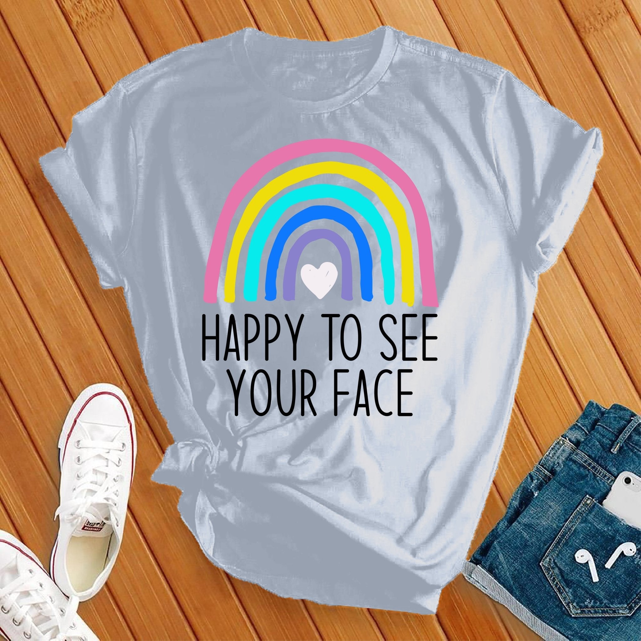 Happy to See Your Face Tee - Love Tees