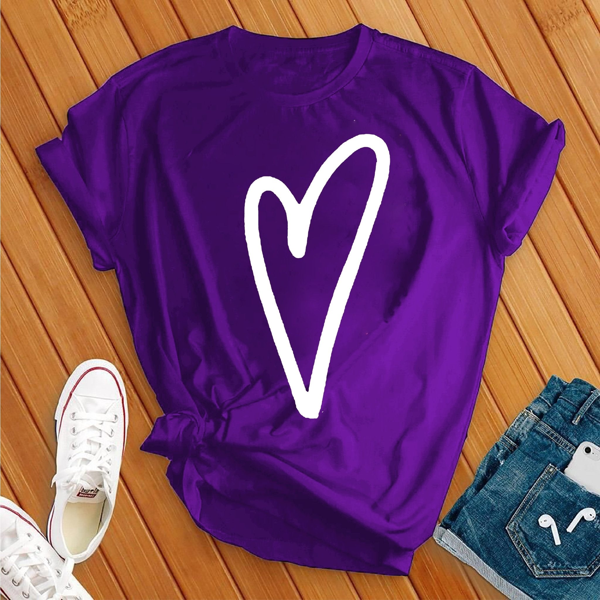 Heart Tee - Love Tees