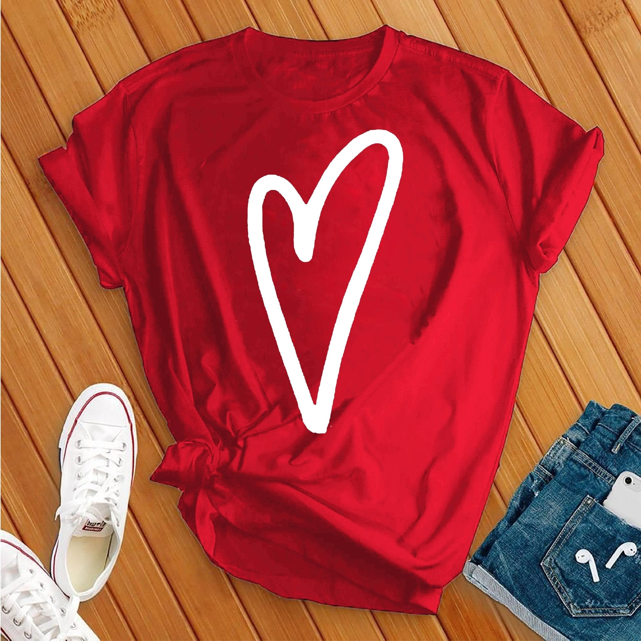 Heart Tee - Love Tees