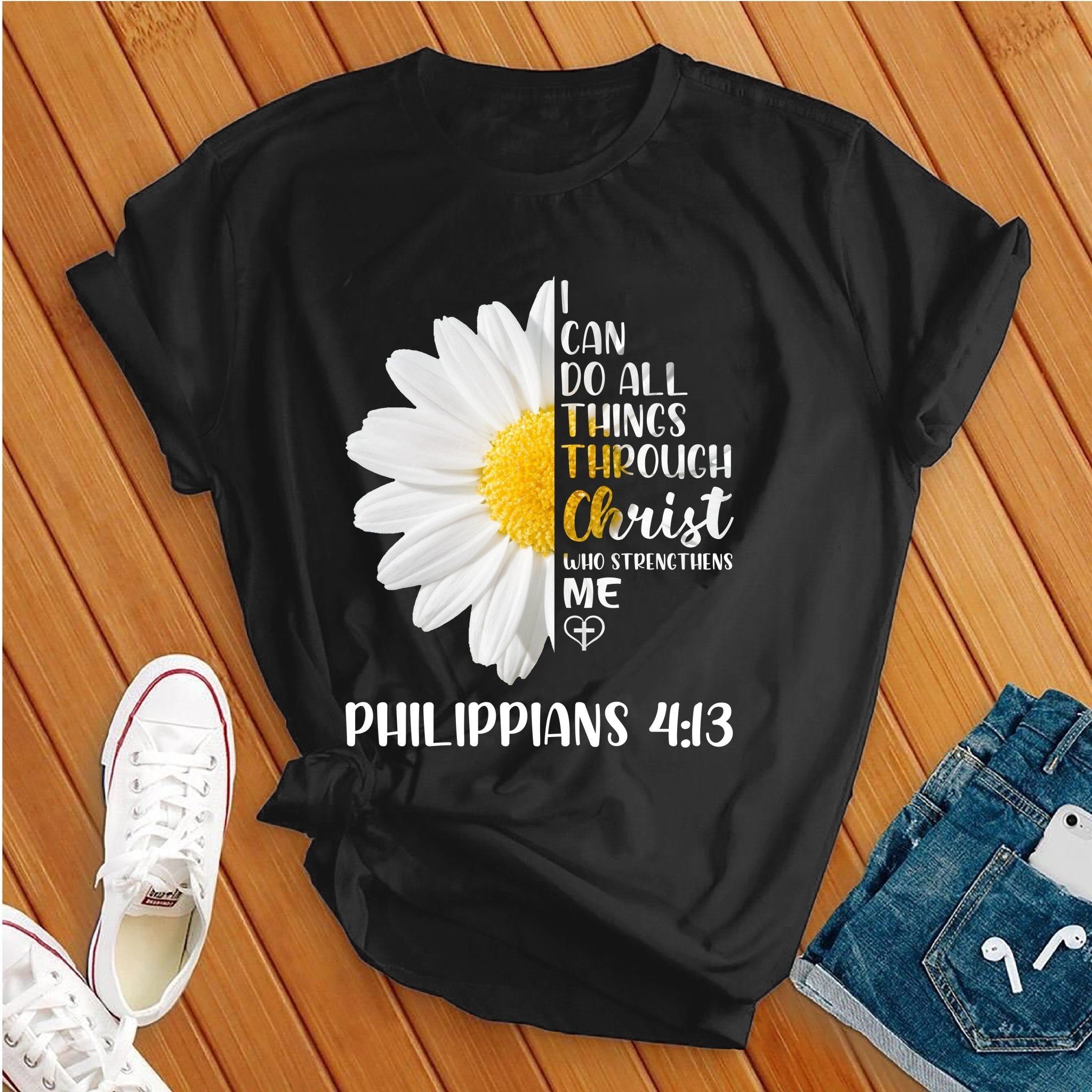 I Can Do All Things Flowers Tee - Love Tees