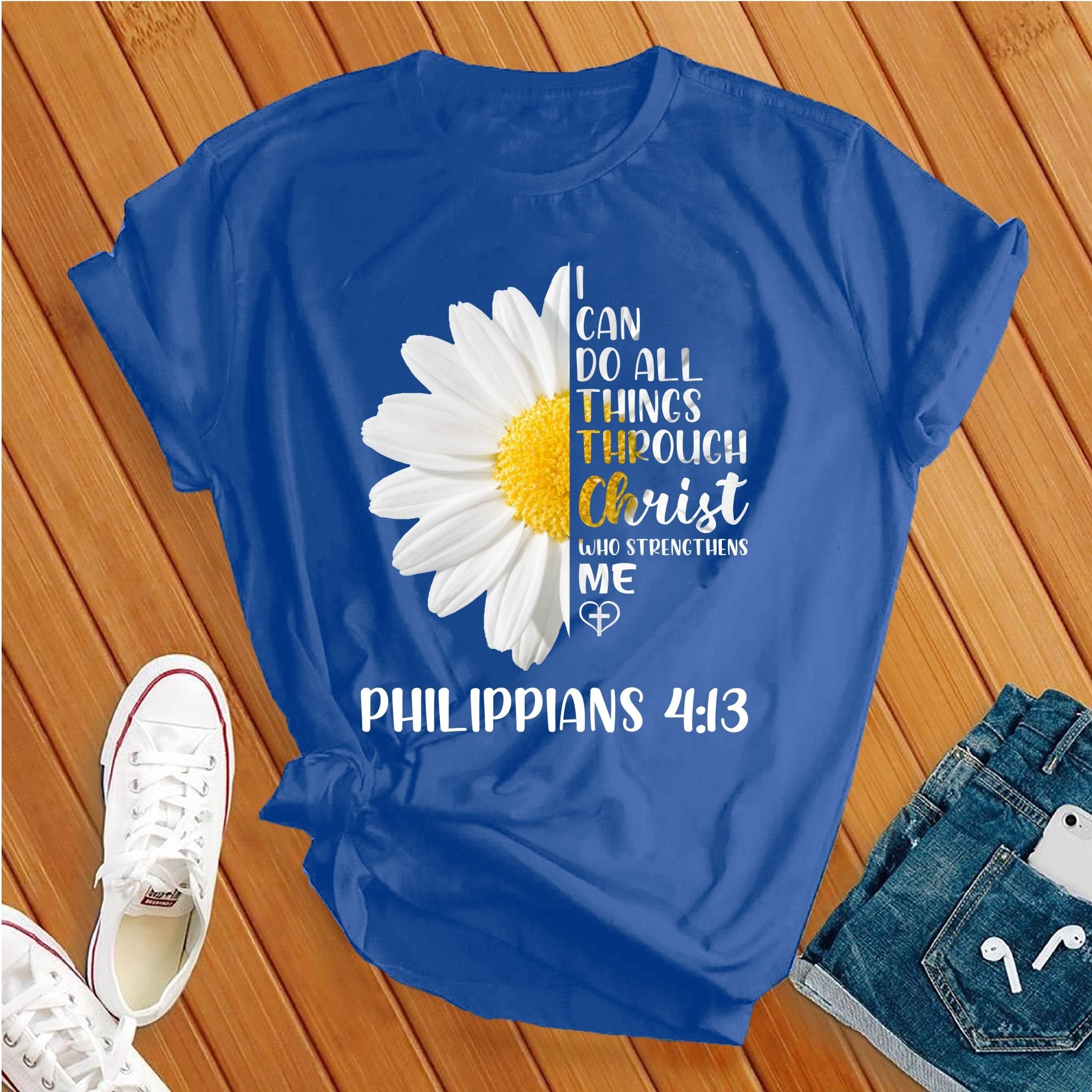 I Can Do All Things Flowers Tee - Love Tees