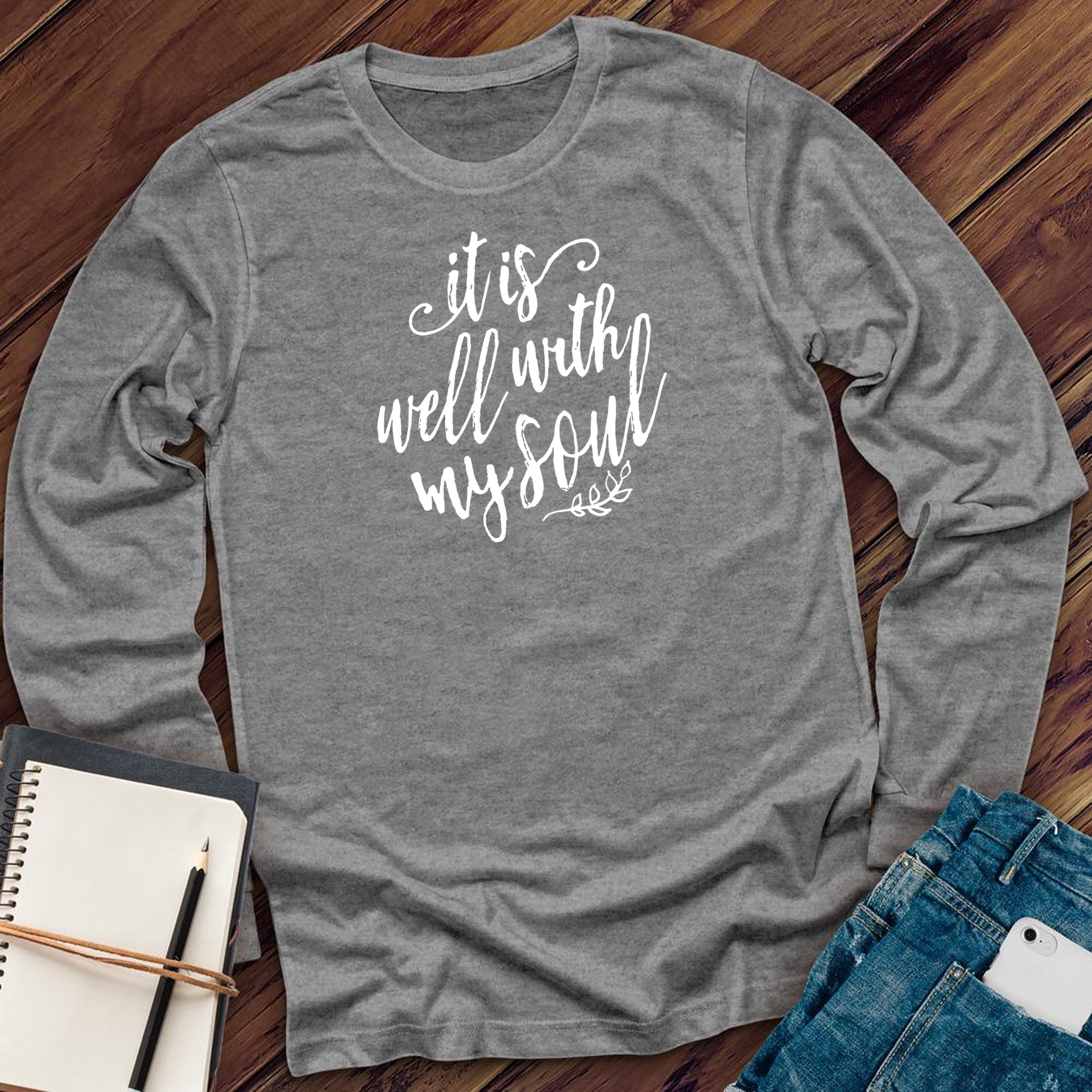 It is Well With My Soul 3 Long Sleeve - Love Tees