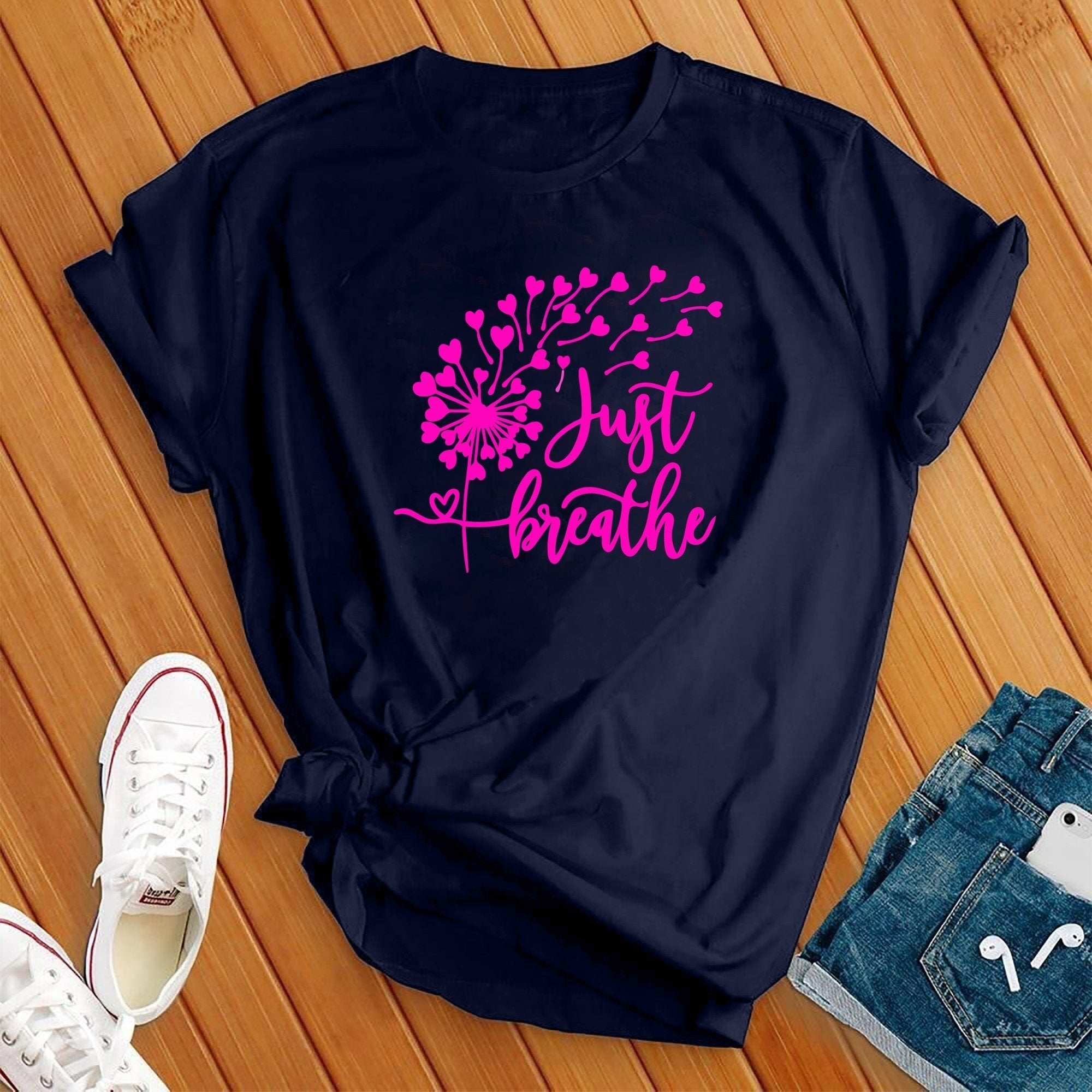 Just Breath Dandelion Tee - Love Tees