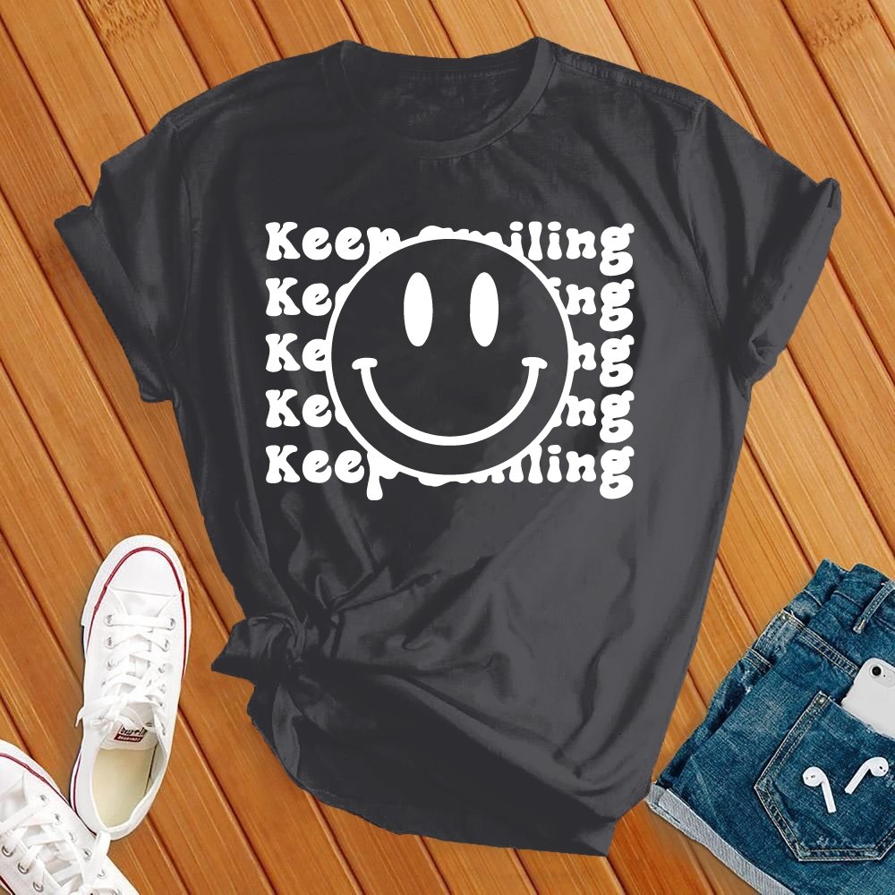 Keep Smiling Smiley Face Tee - Love Tees