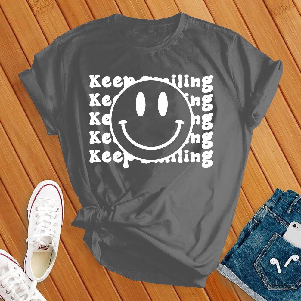 Keep Smiling Smiley Face Tee - Love Tees