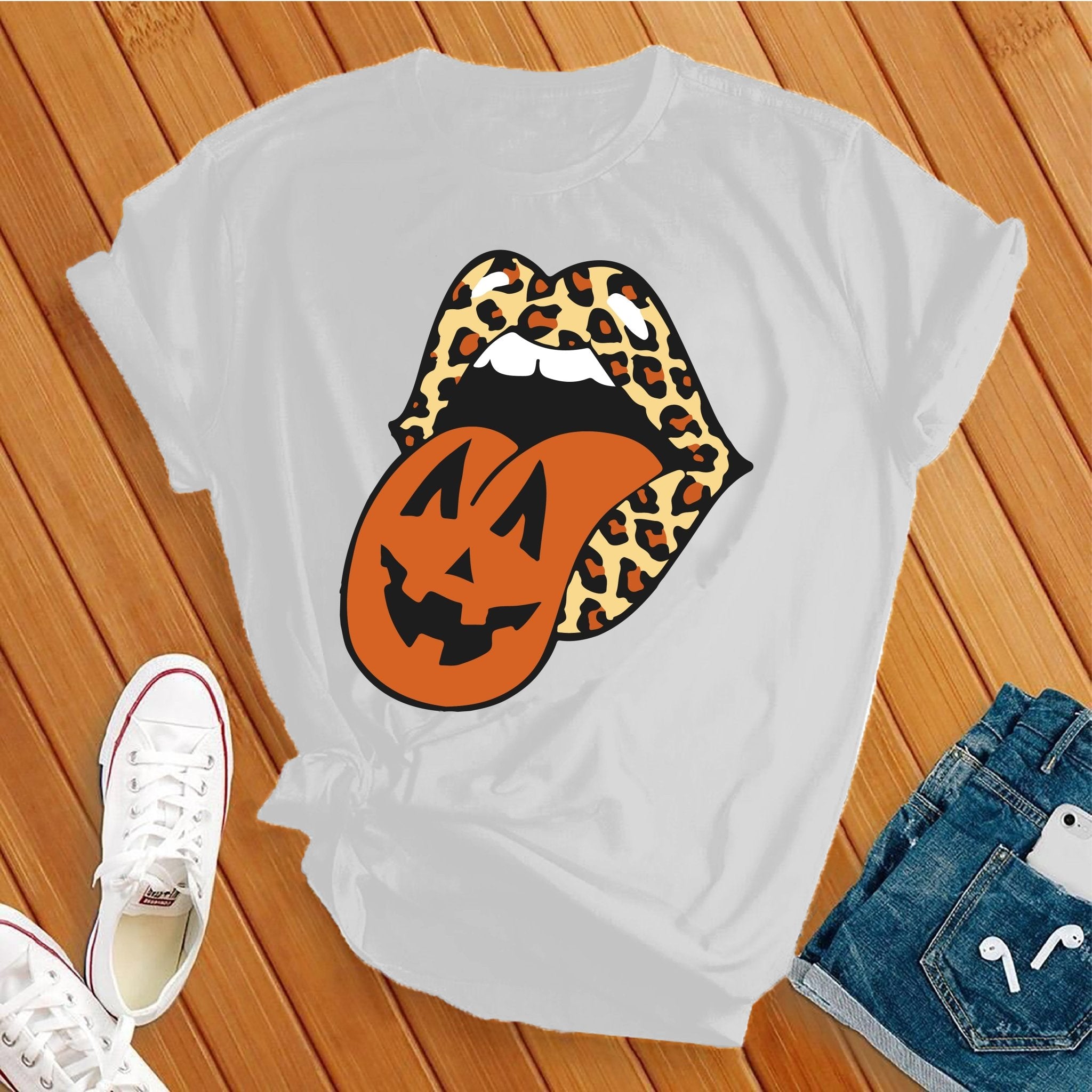 Leopard Lips Halloween Tee - Love Tees