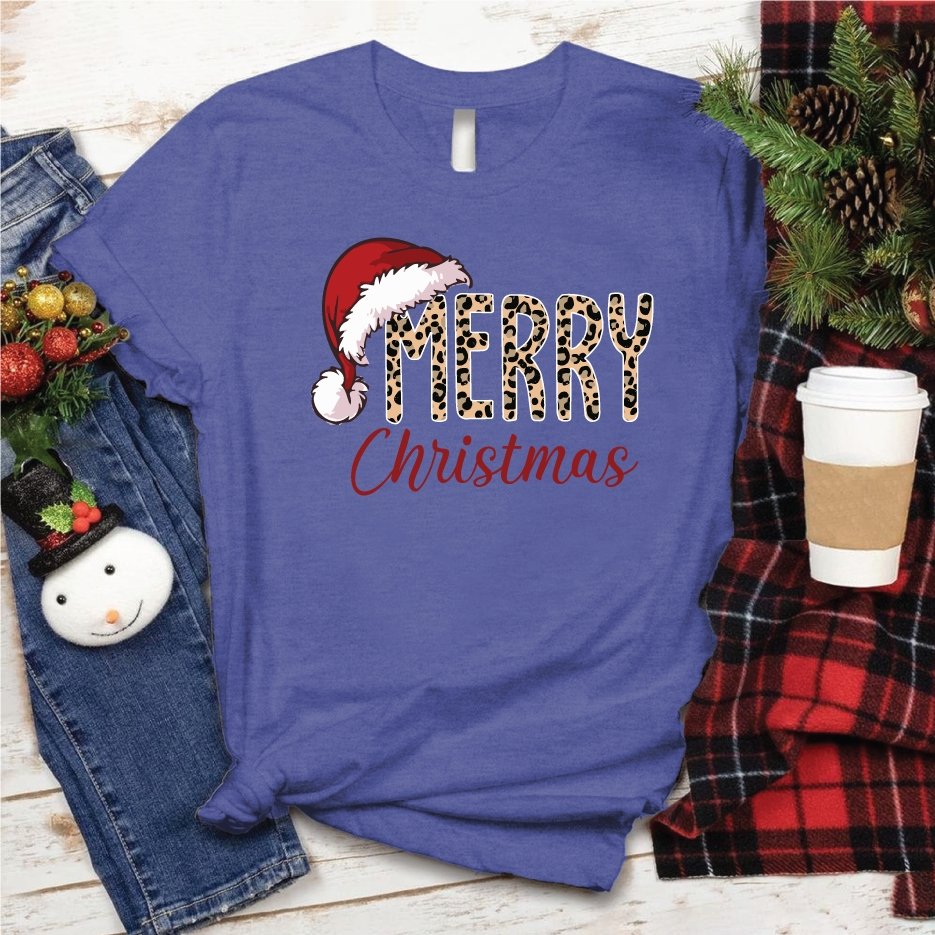 Leopard Merry Christmas Shirt - Love Tees