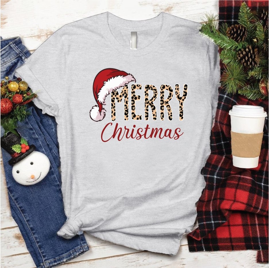 Leopard Merry Christmas Shirt - Love Tees