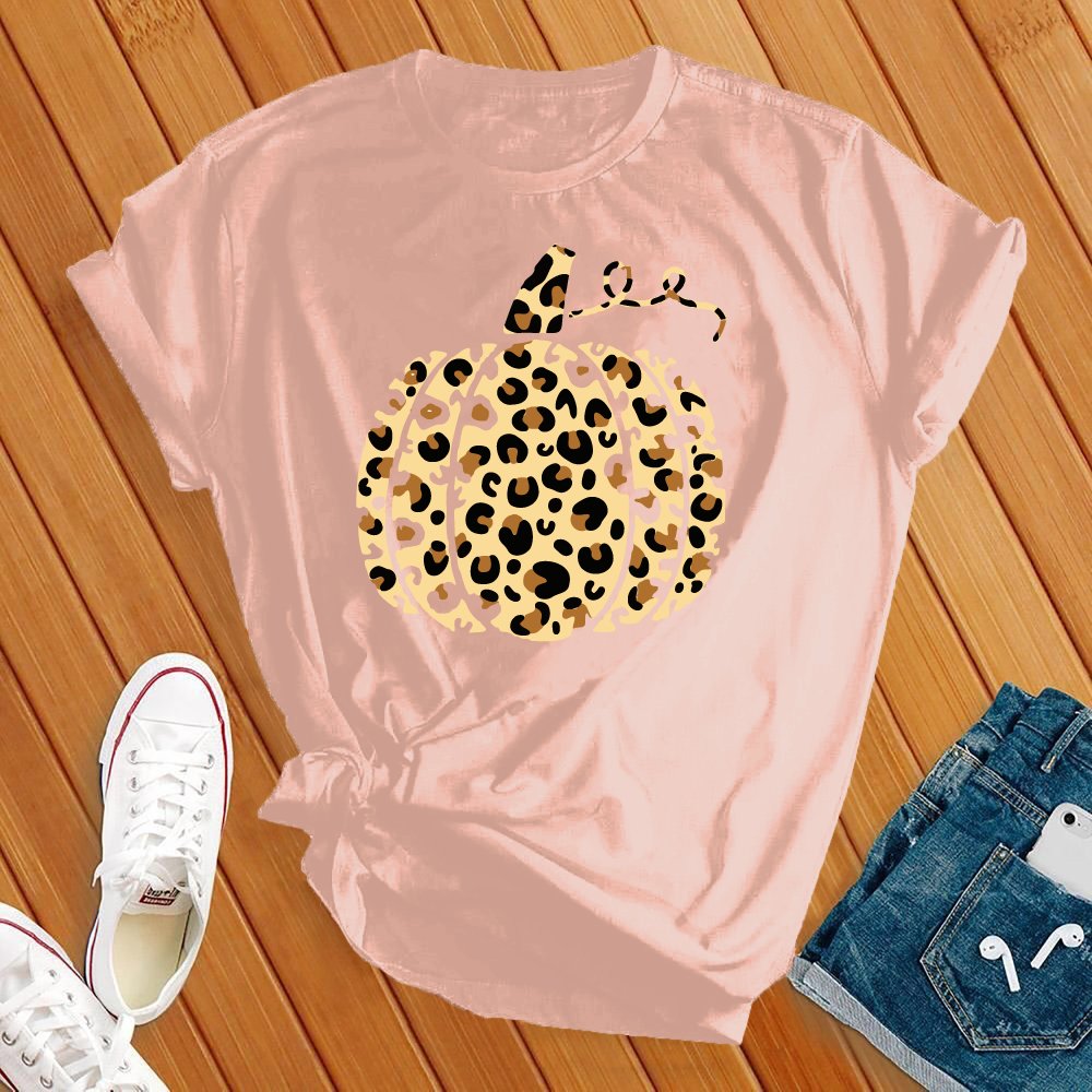 Leopard Pumpkin Tee - Love Tees