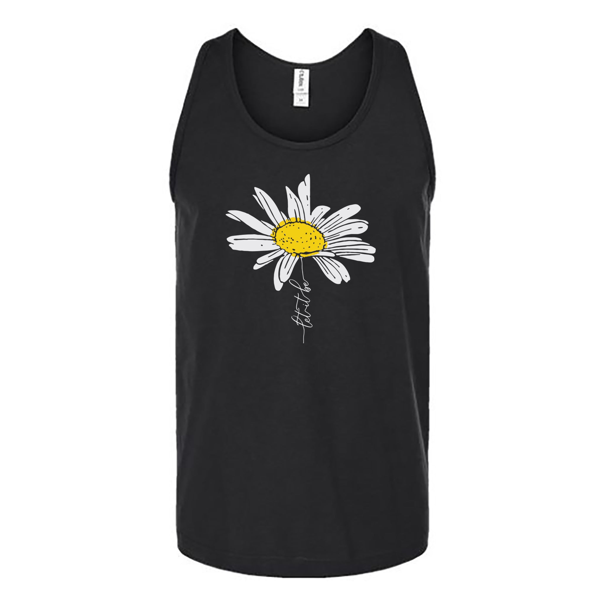 Let it be flower Unisex Tank Top - Love Tees