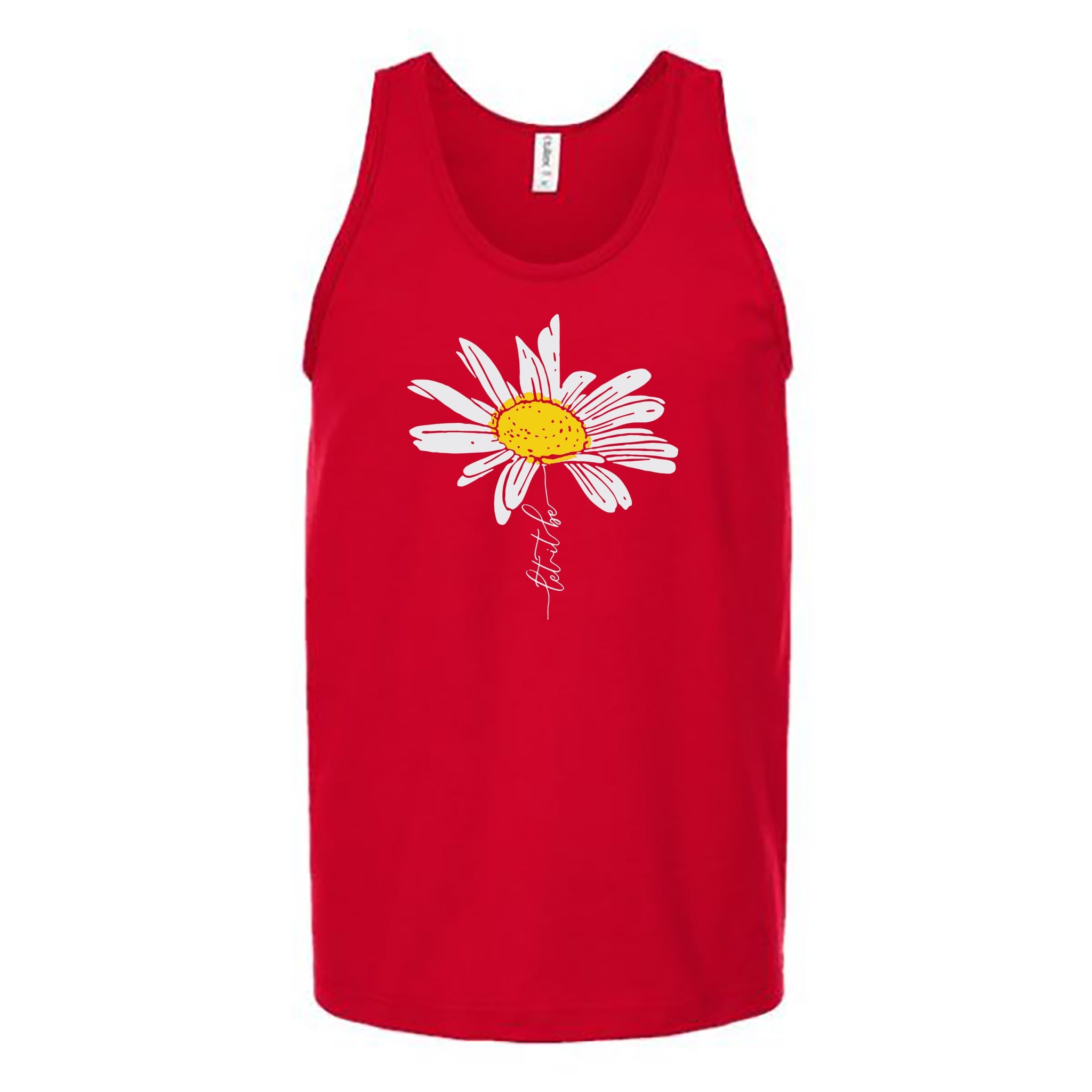 Let it be flower Unisex Tank Top - Love Tees