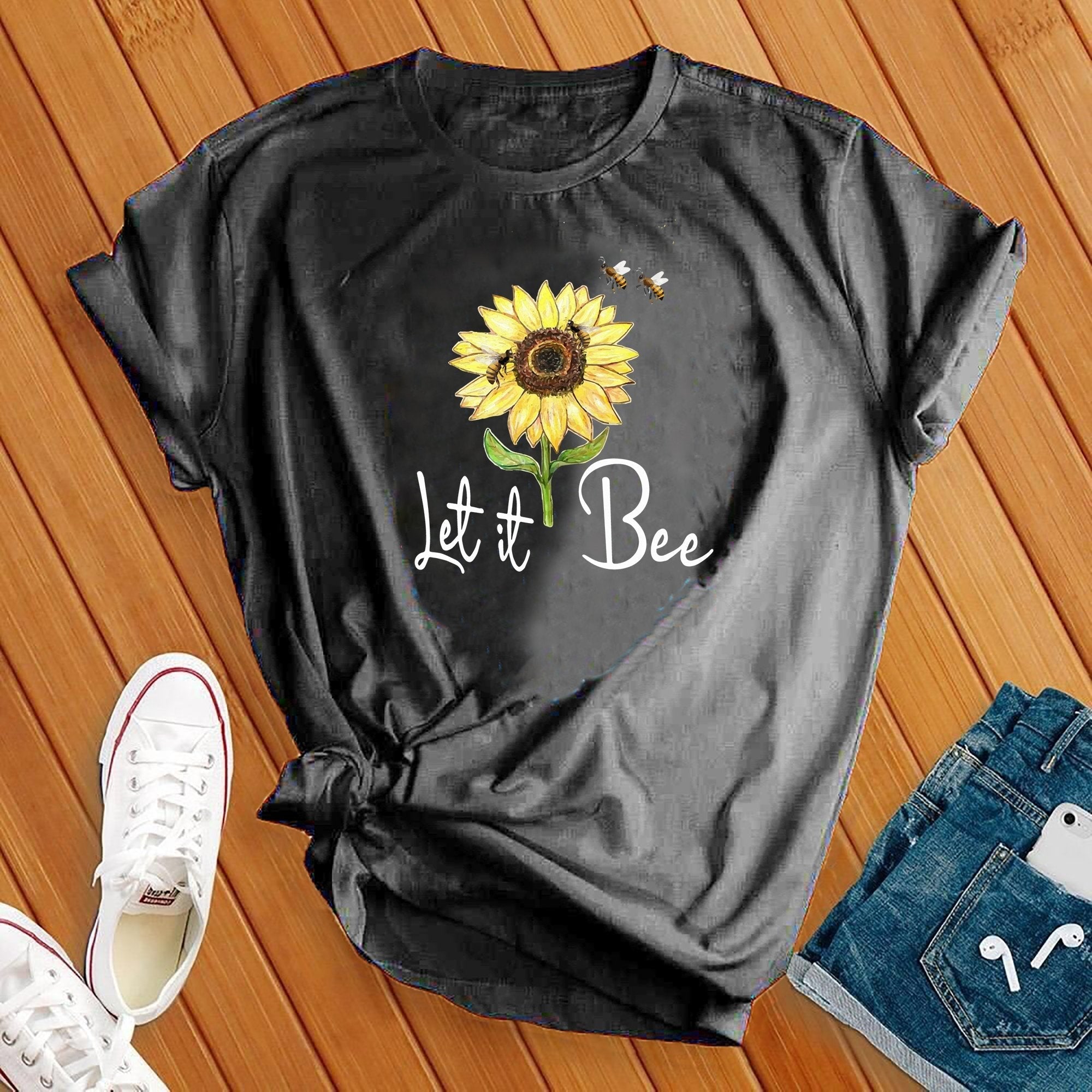 Let It Bee Flower Tee - Love Tees